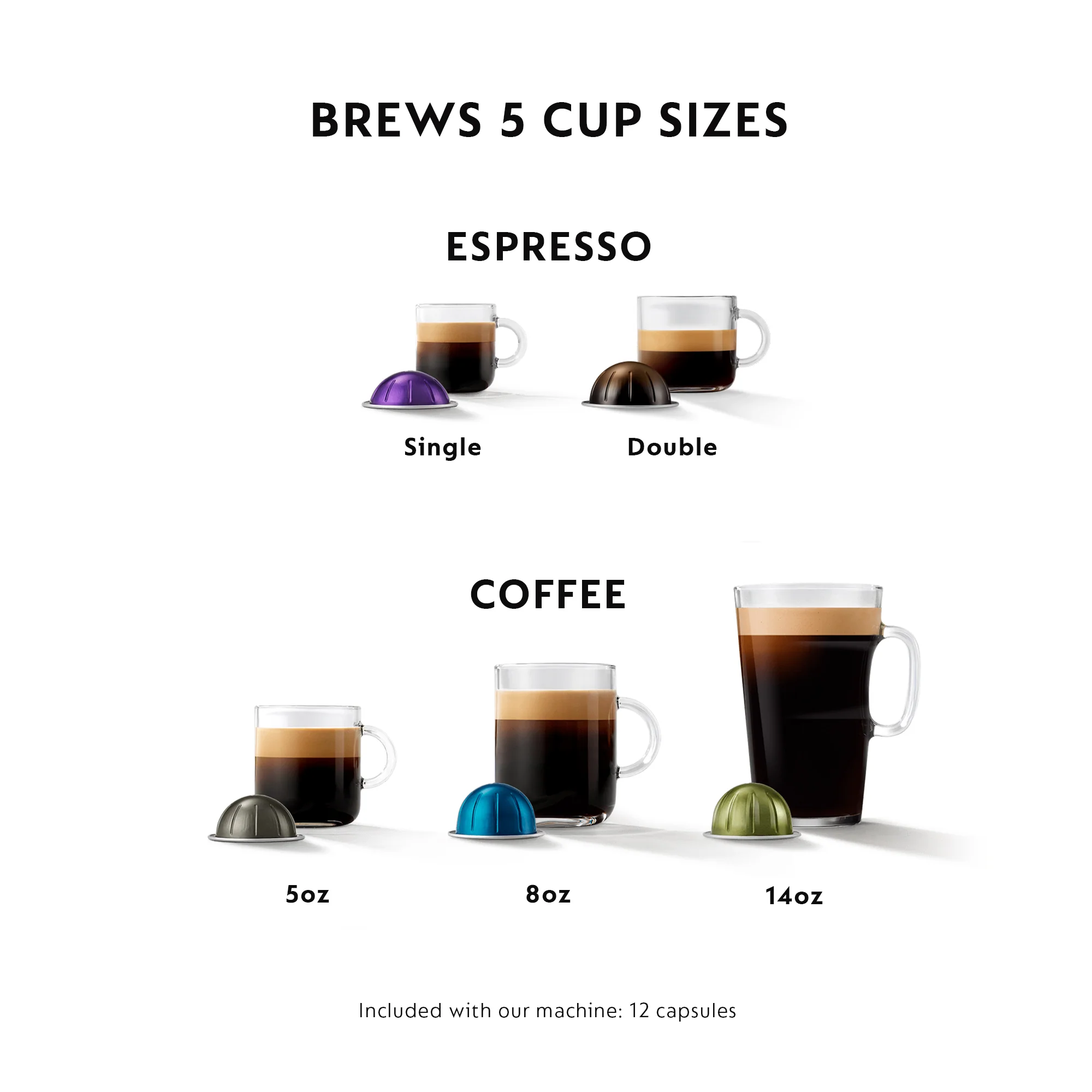 Nespresso Vertuo Next Premium Espresso Machine by DeLonghi with Aeroccino - Black Rose Gold - Image 13