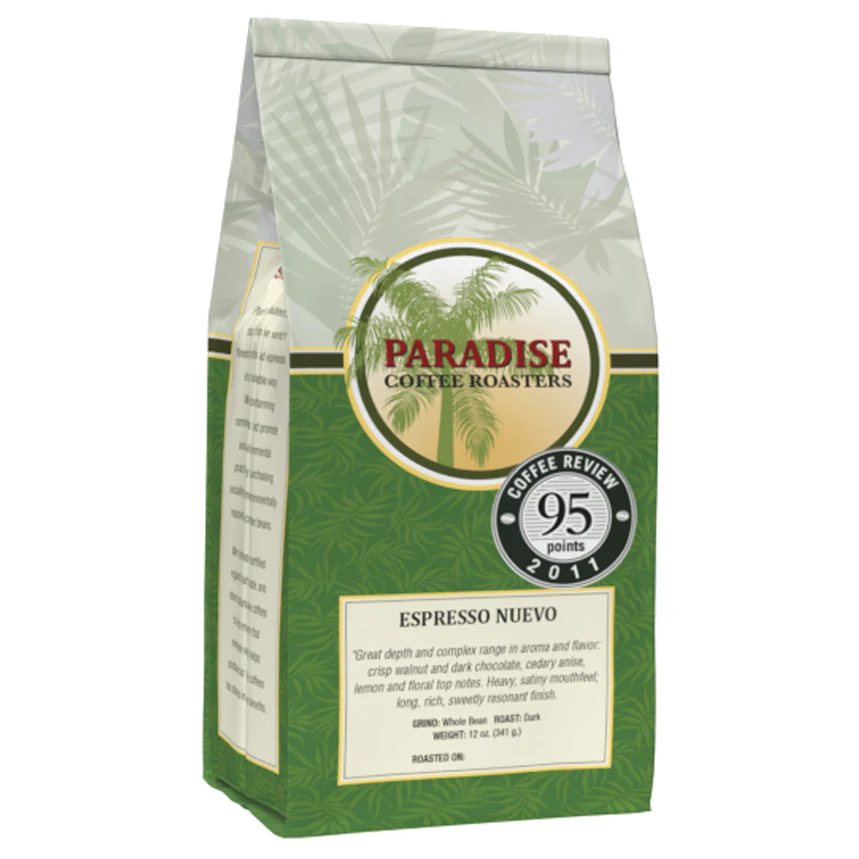 Paradise Coffee Roasters Espresso Nuevo