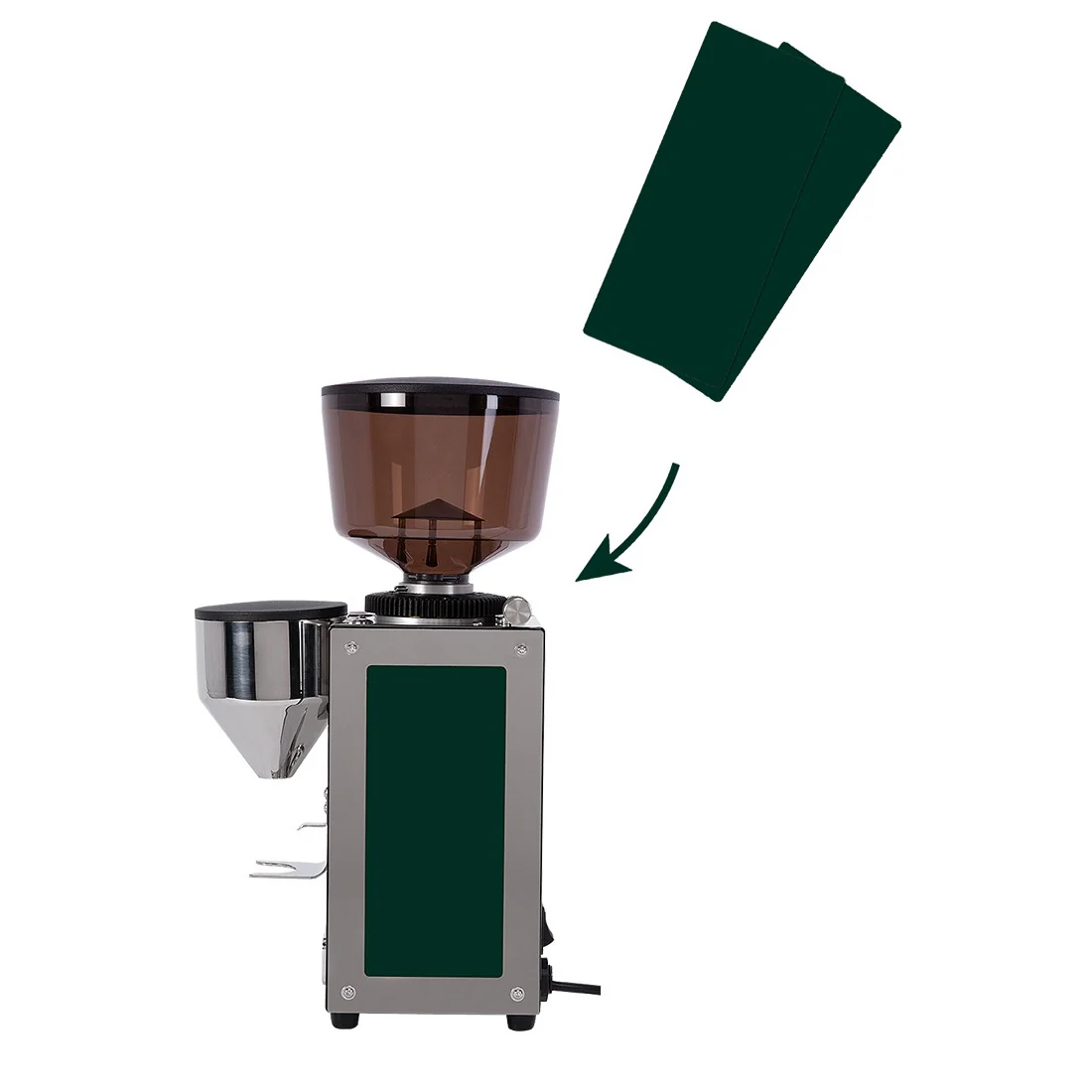 Profitec Pro T64 Magnetic Side Panels - Enthusiastic Green