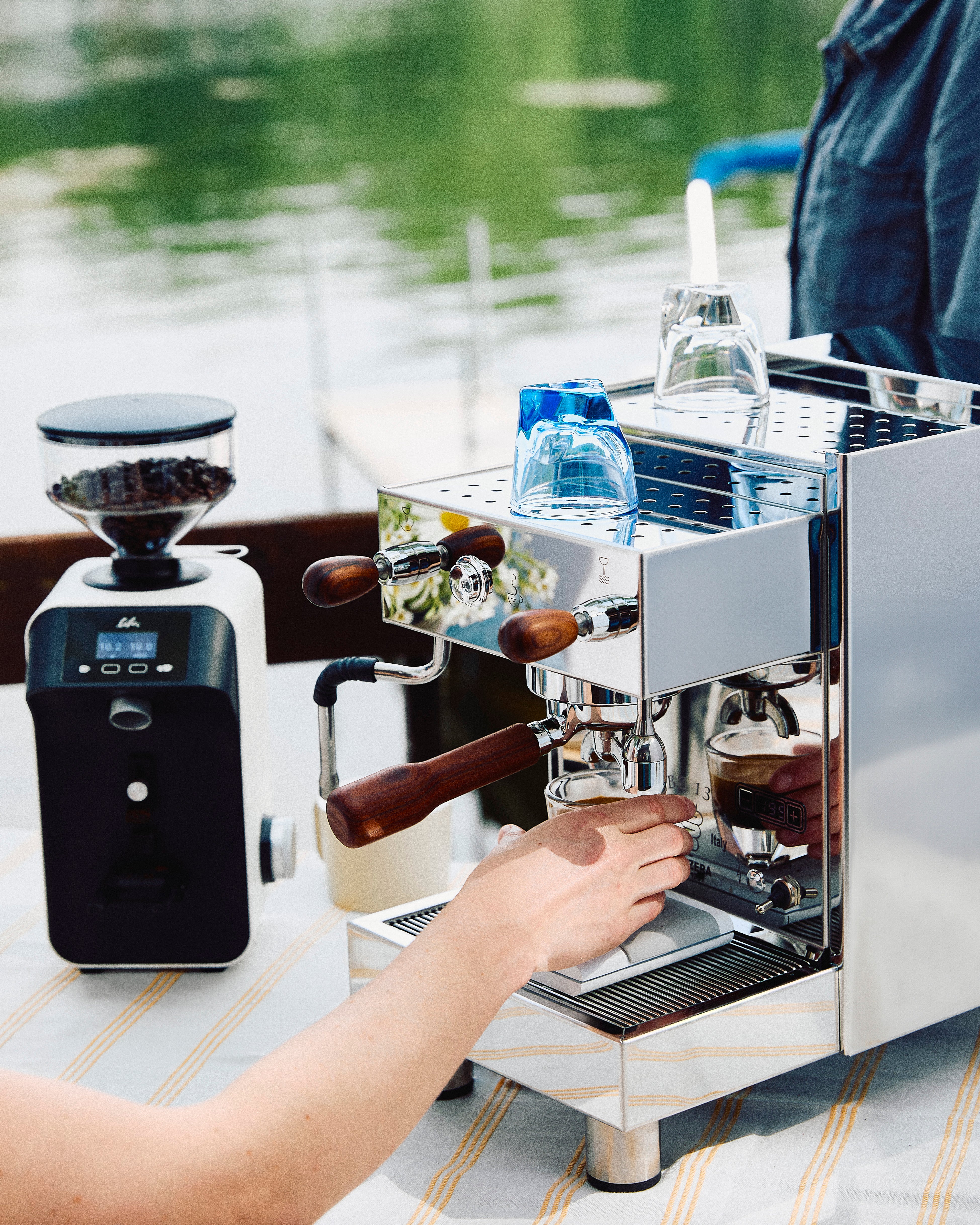 Refurbished Bezzera BZ13 PM Espresso Machine - Special Edition Stainless Steel - Image 14