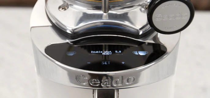 Refurbished Ceado E37S Quick Set Espresso Grinder in White - Image 9