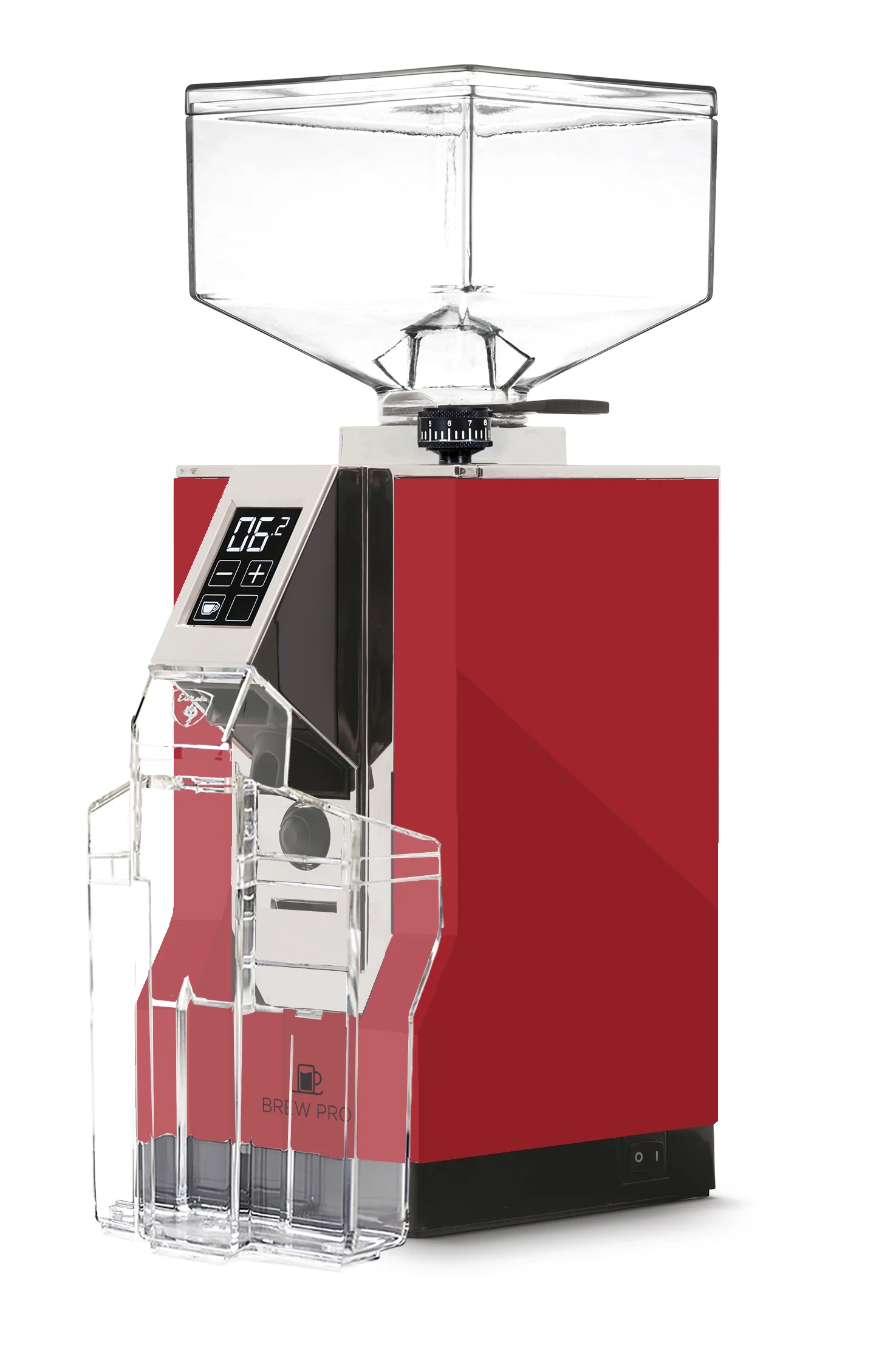 Refurbished Eureka Mignon Brew Pro Coffee Grinder - Ferrari Red
