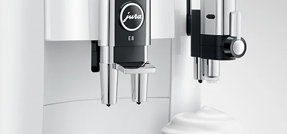 JURA E8 Espresso Machine - White - Image 11