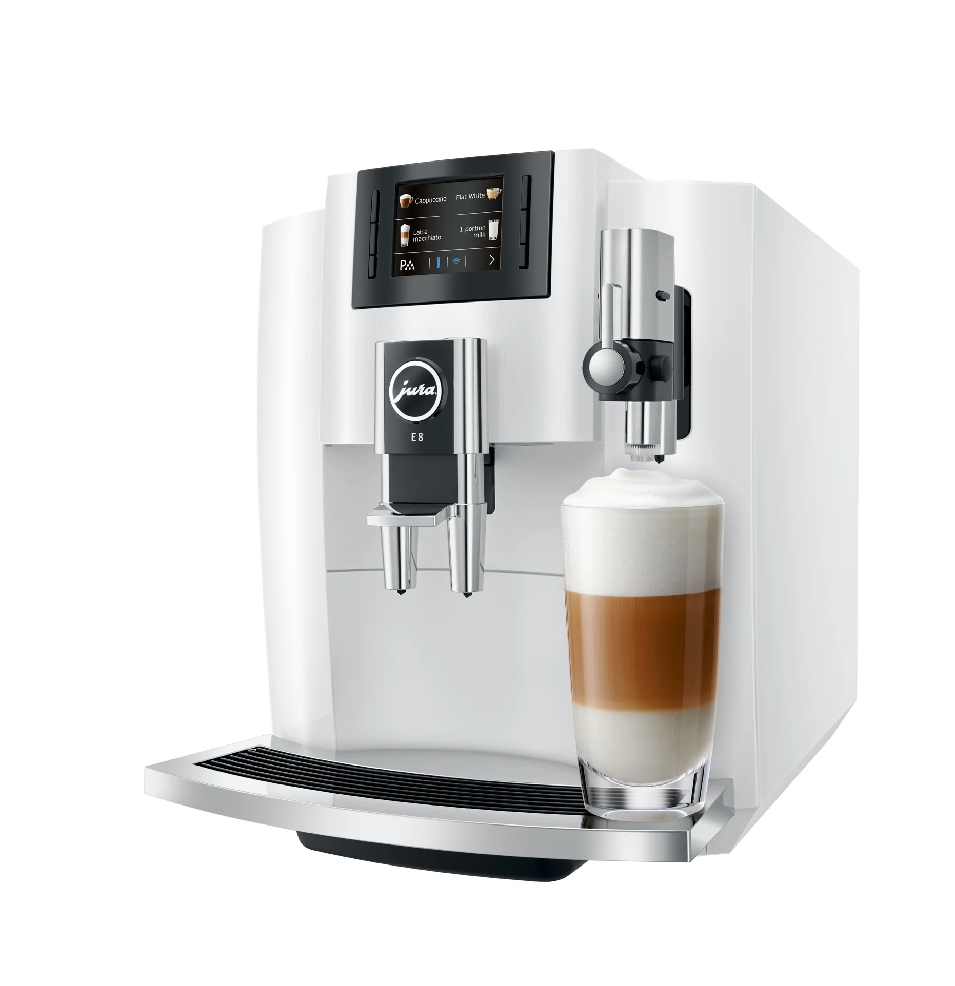 JURA E8 Espresso Machine - White - Image 3