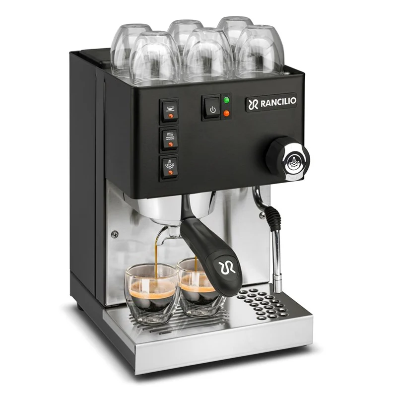 Refurbished Rancilio Silvia M in Black - Image 2