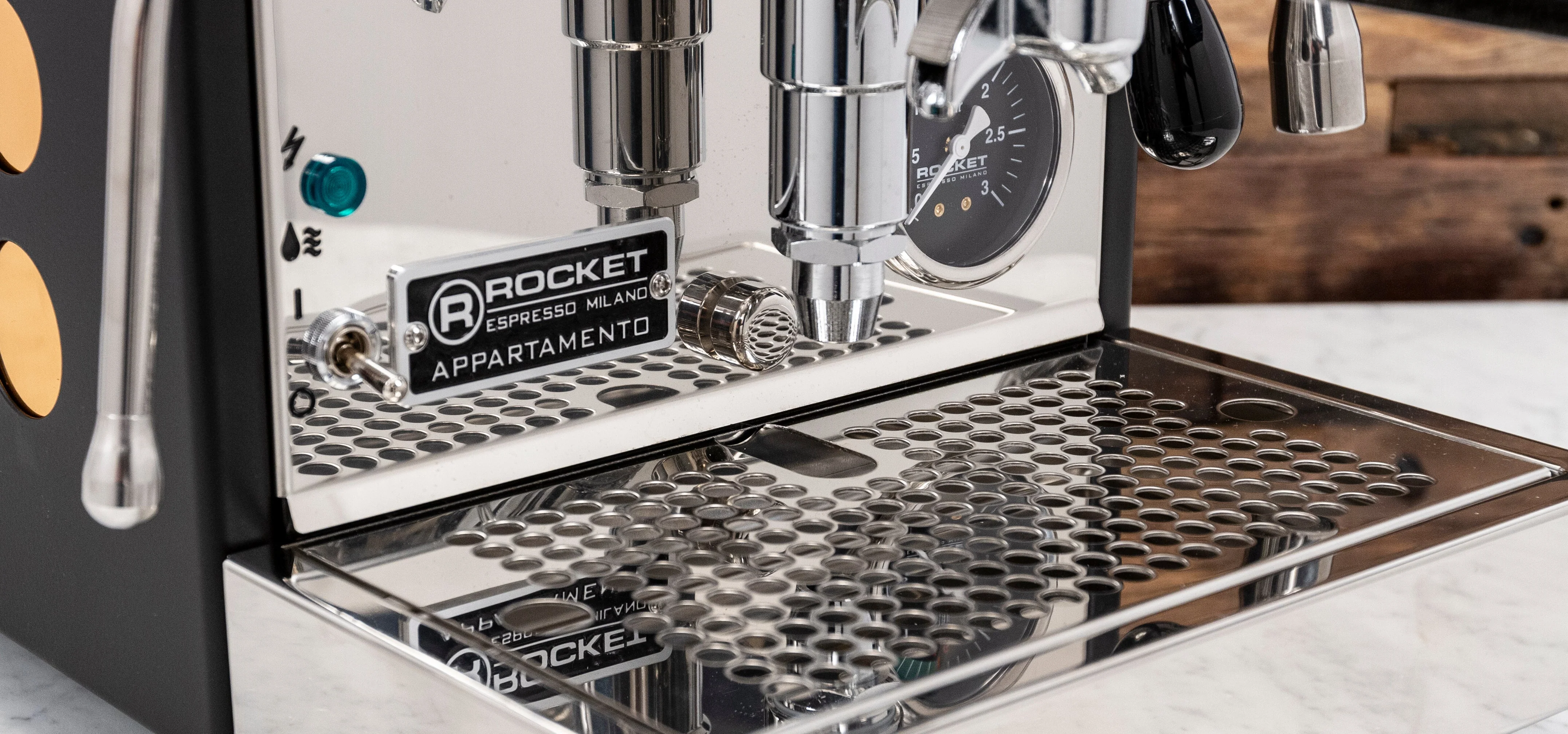 Refurbished Rocket Espresso Appartamento Serie Nera Espresso Machine - Copper - Image 11