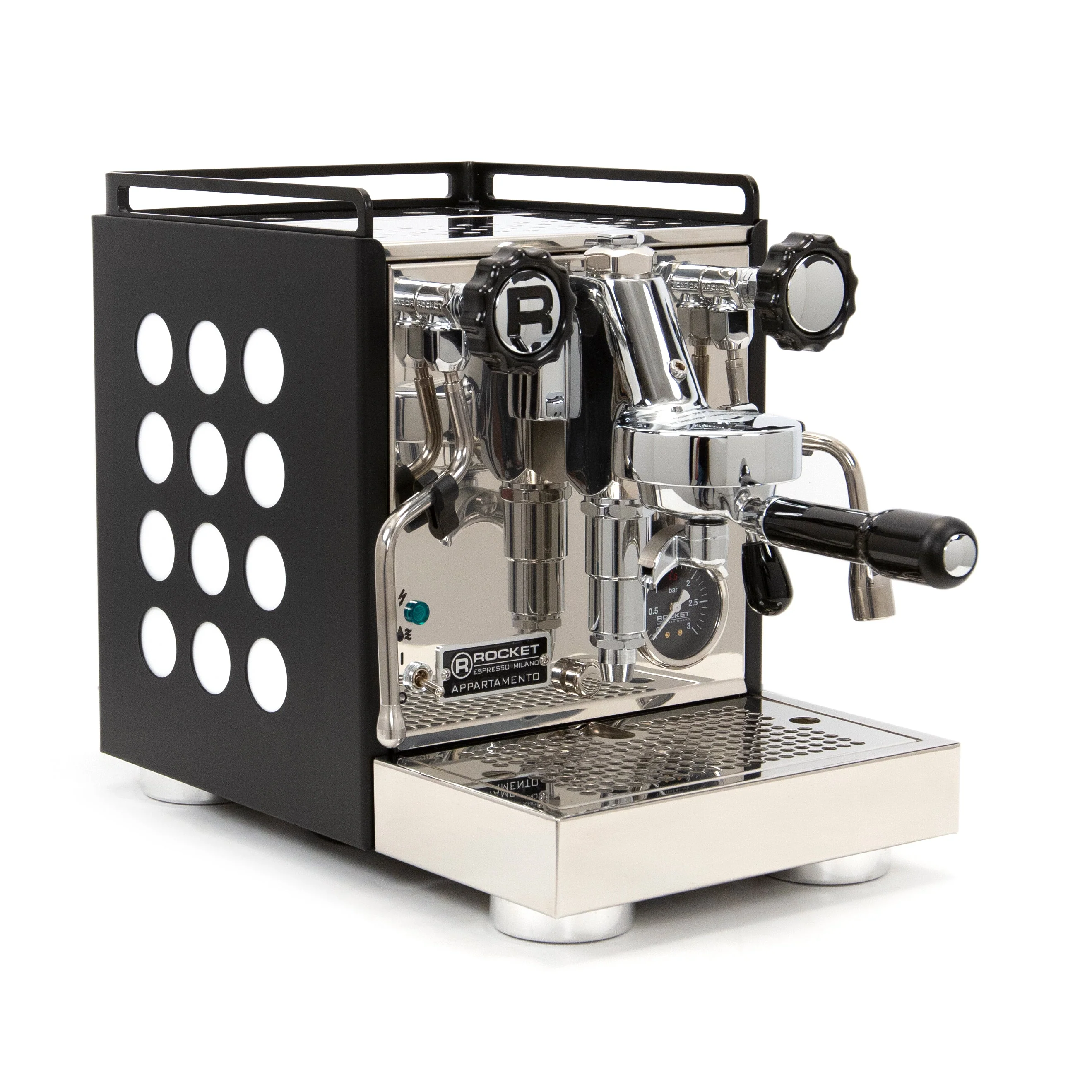 Refurbished Rocket Espresso Appartamento Serie Nera Espresso Machine - White - Image 3