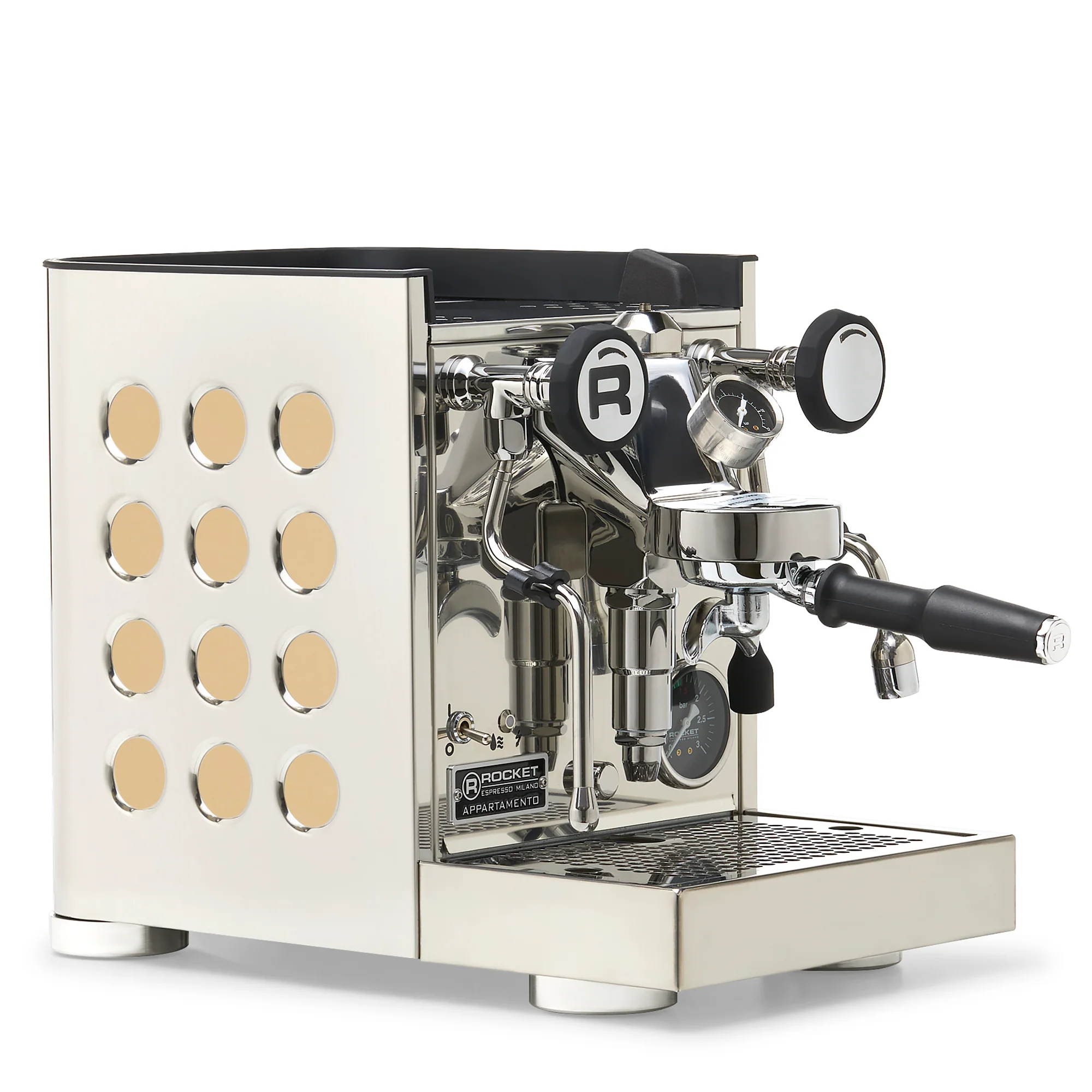Rocket Espresso Appartamento TCA Espresso Machine - Stainless Steel with Black Stripe - Image 101