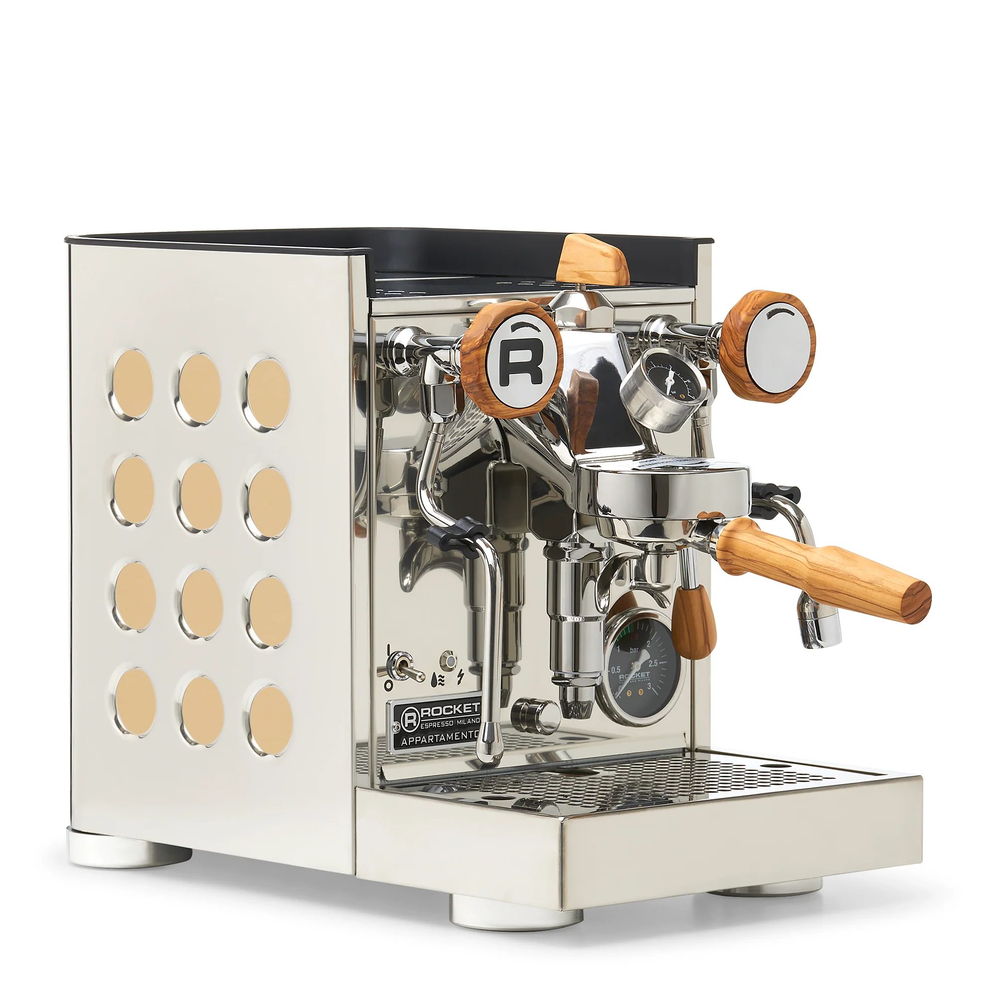 Rocket Espresso Appartamento TCA Espresso Machine - Stainless Steel with Black Stripe - Image 103
