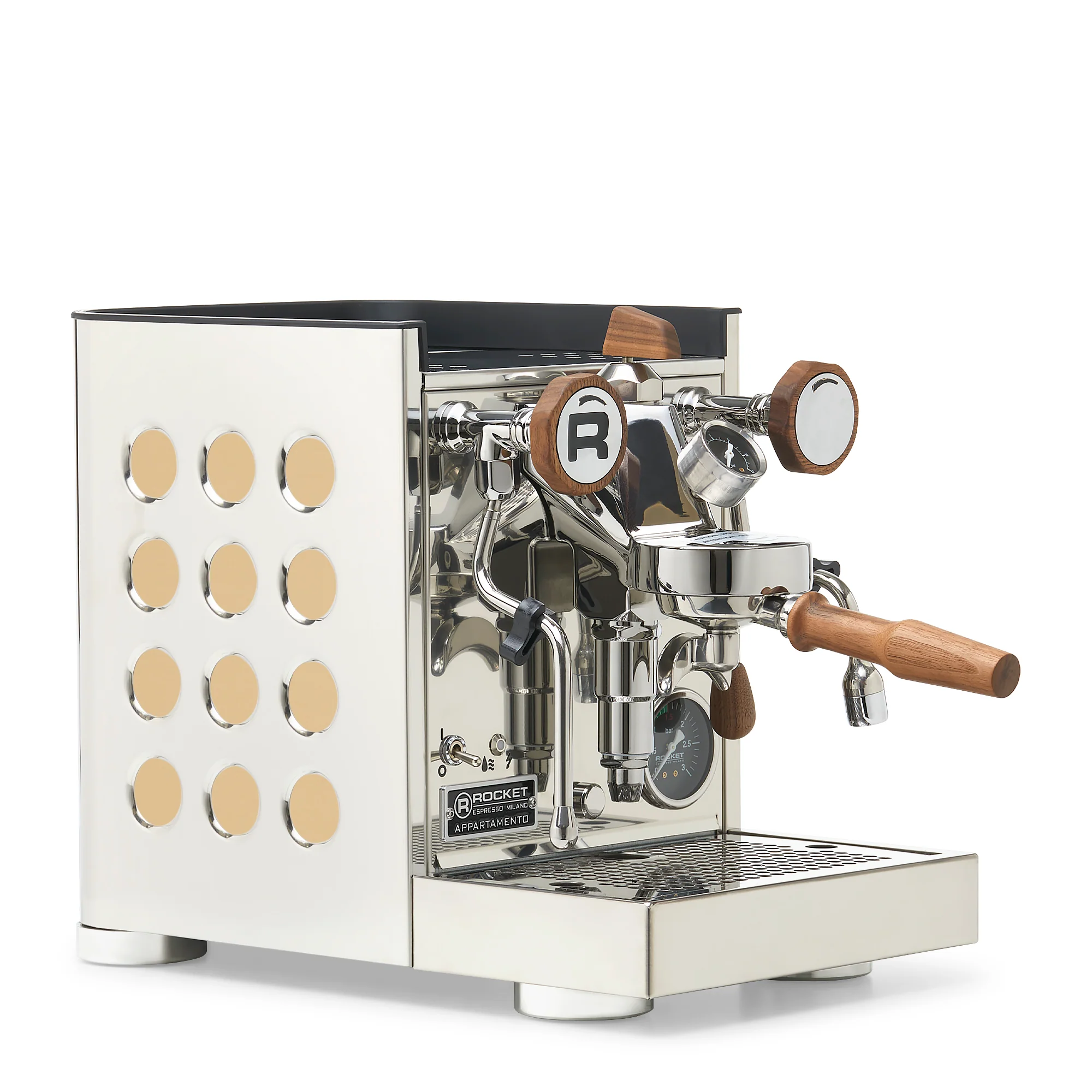 Rocket Espresso Appartamento TCA Espresso Machine - Stainless Steel with Black Stripe - Image 104