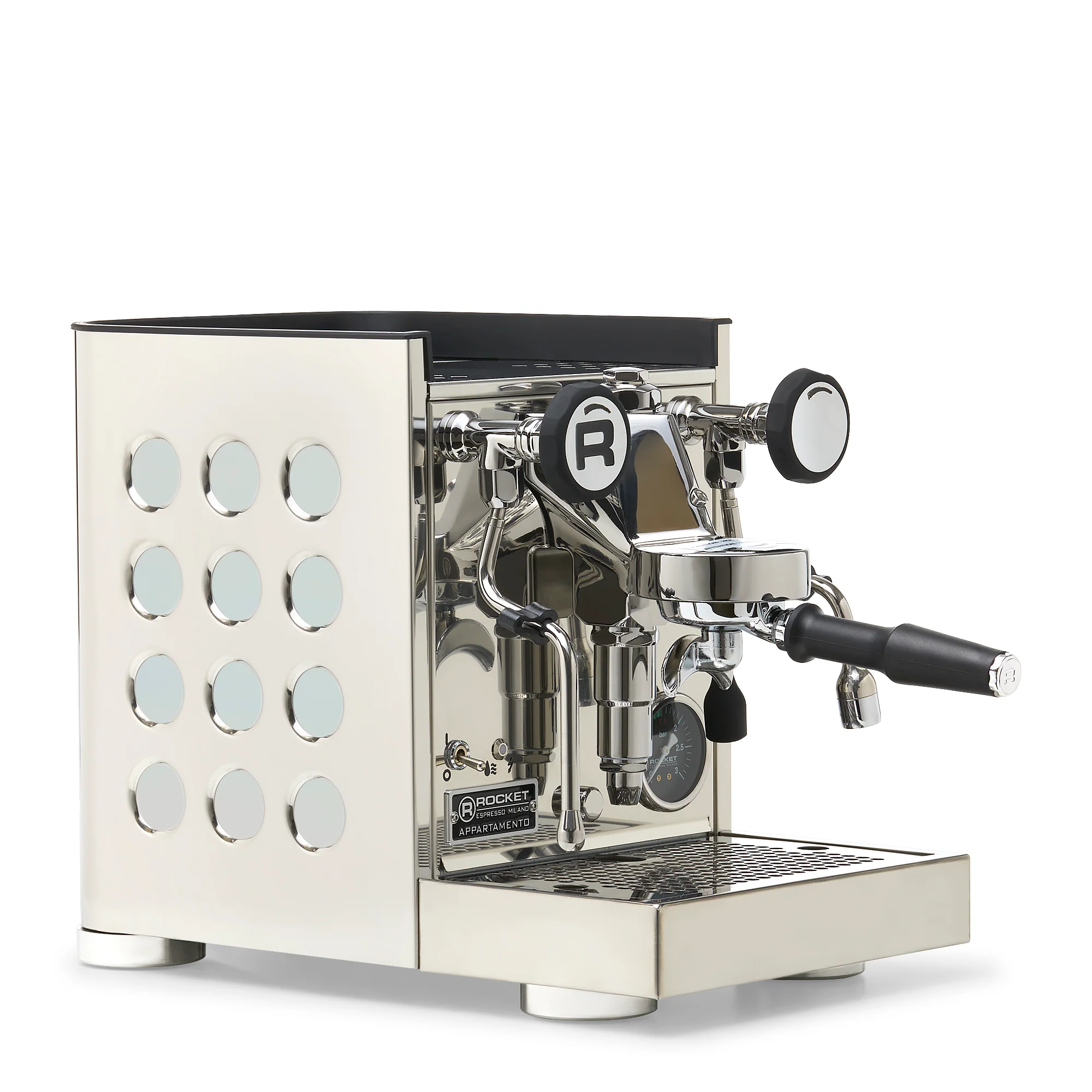 Rocket Espresso Appartamento TCA Espresso Machine - Stainless Steel with Black Stripe - Image 113