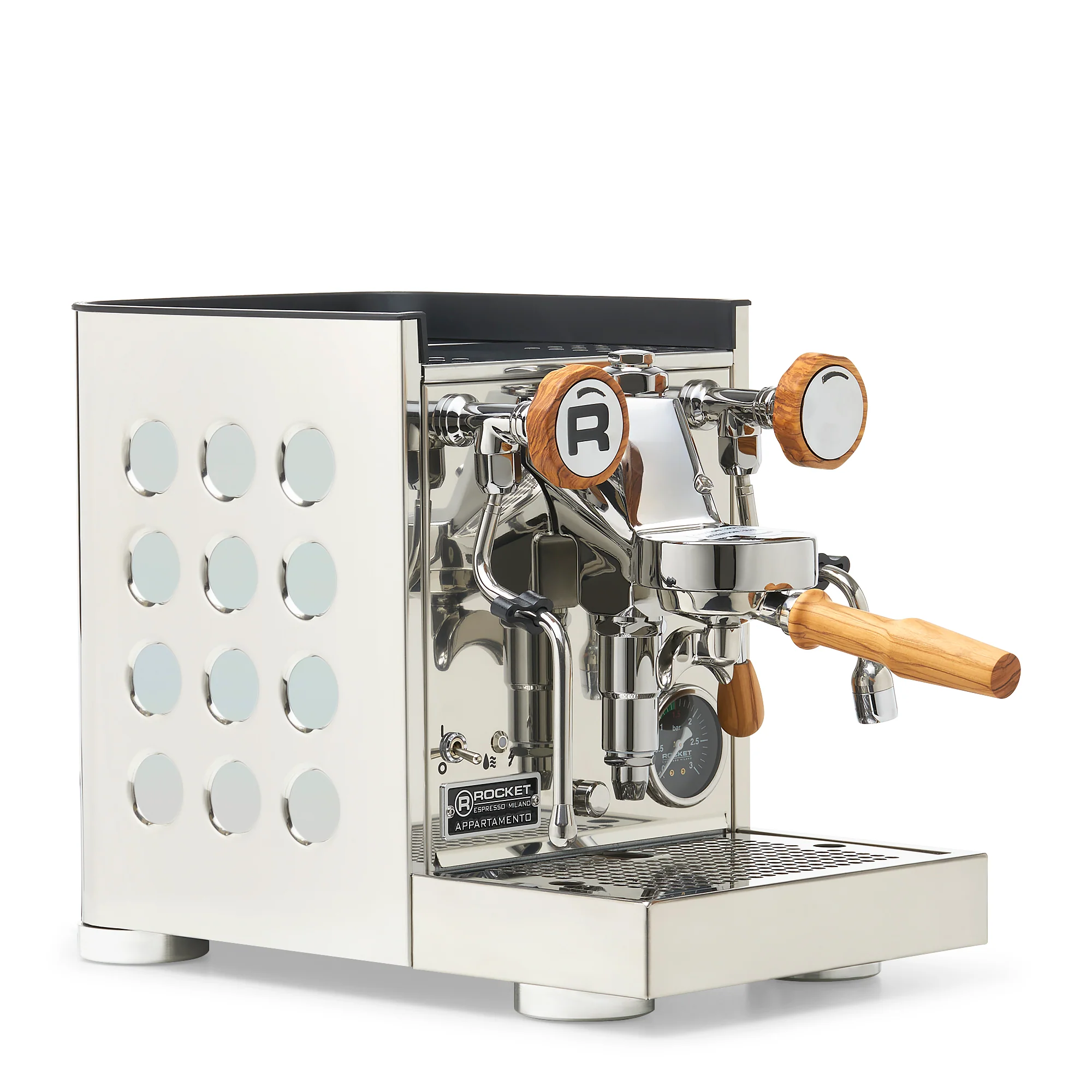 Rocket Espresso Appartamento TCA Espresso Machine - Stainless Steel with Black Stripe - Image 115
