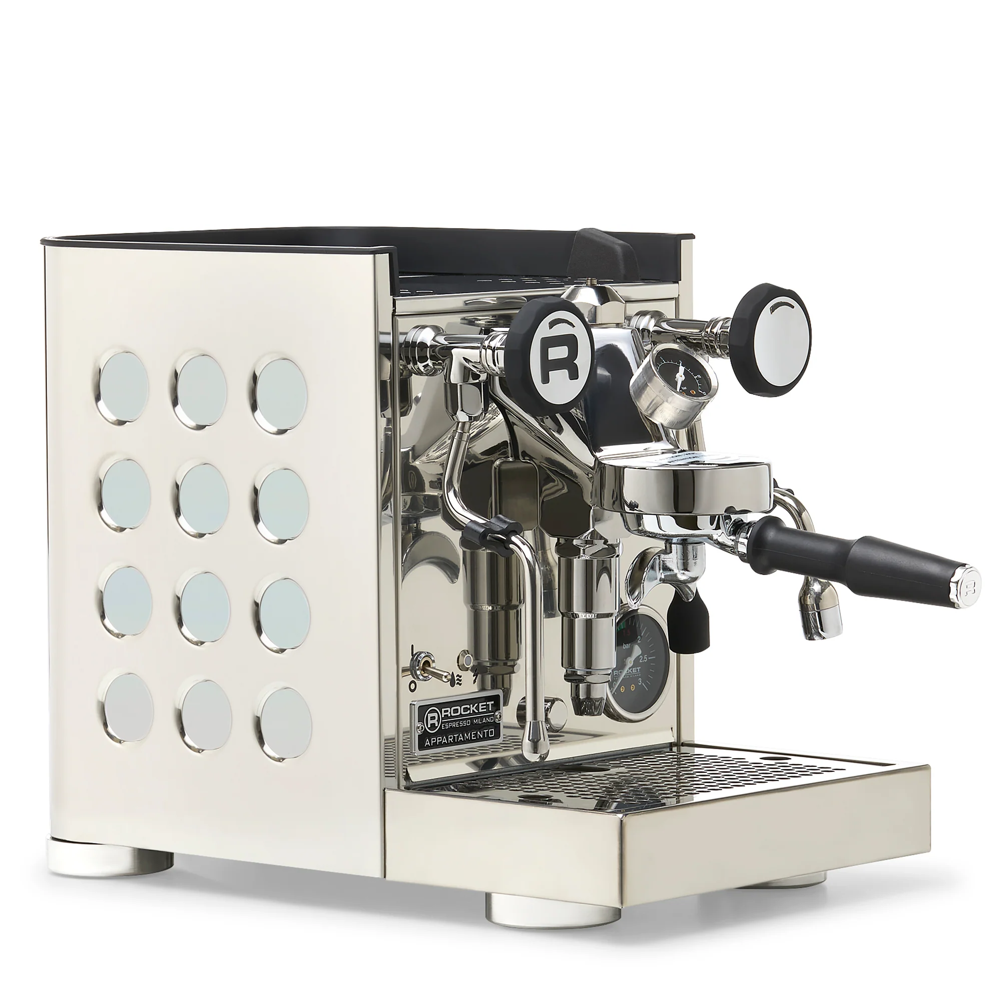 Rocket Espresso Appartamento TCA Espresso Machine - Stainless Steel with Black Stripe - Image 117
