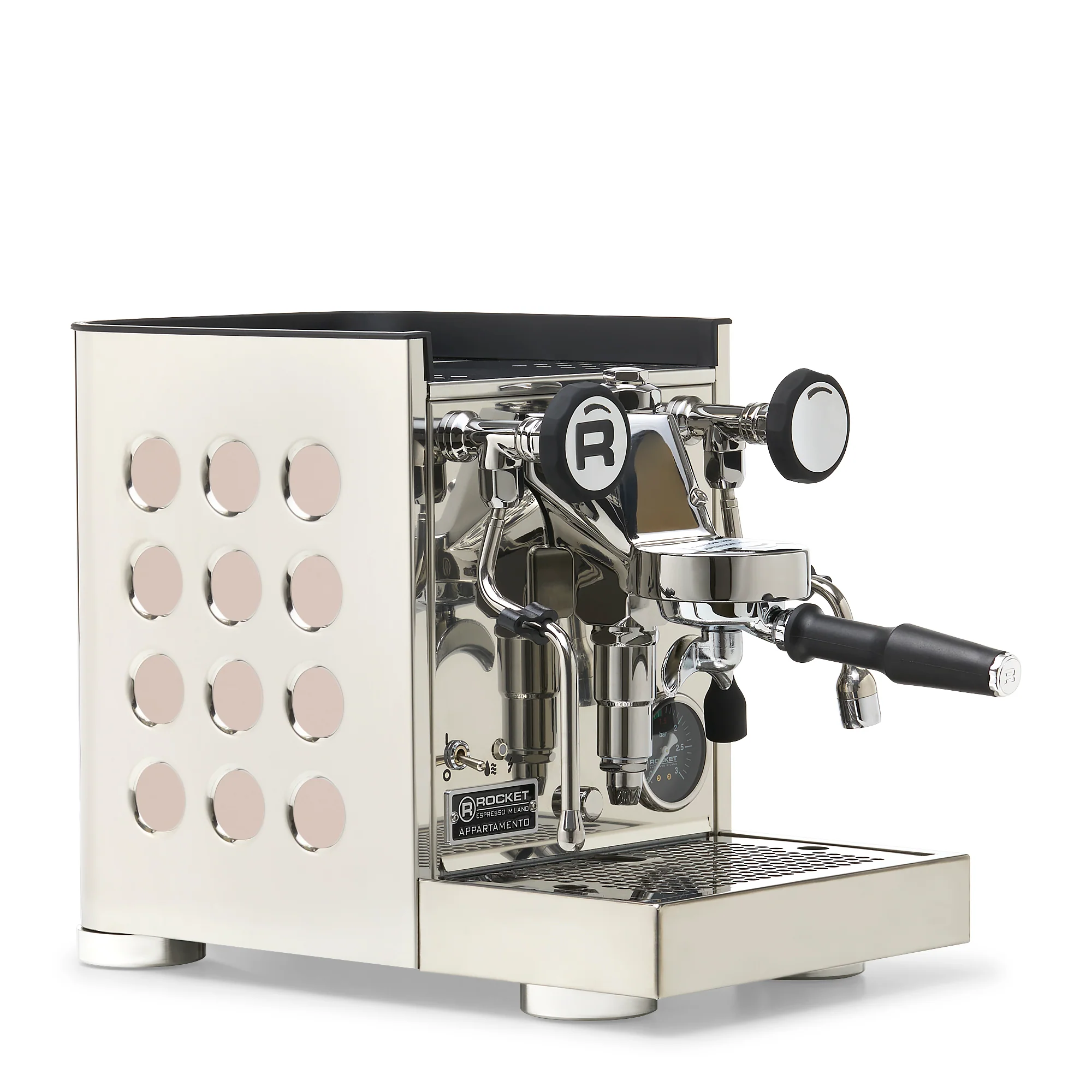 Rocket Espresso Appartamento TCA Espresso Machine - Stainless Steel with Black Stripe - Image 129