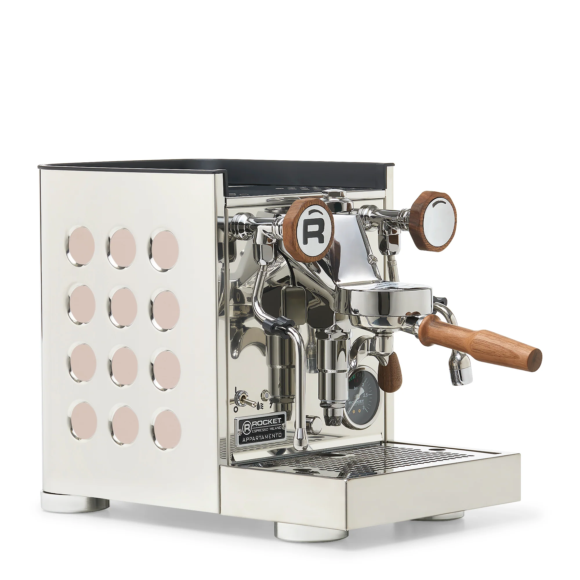 Rocket Espresso Appartamento TCA Espresso Machine - Stainless Steel with Black Stripe - Image 132