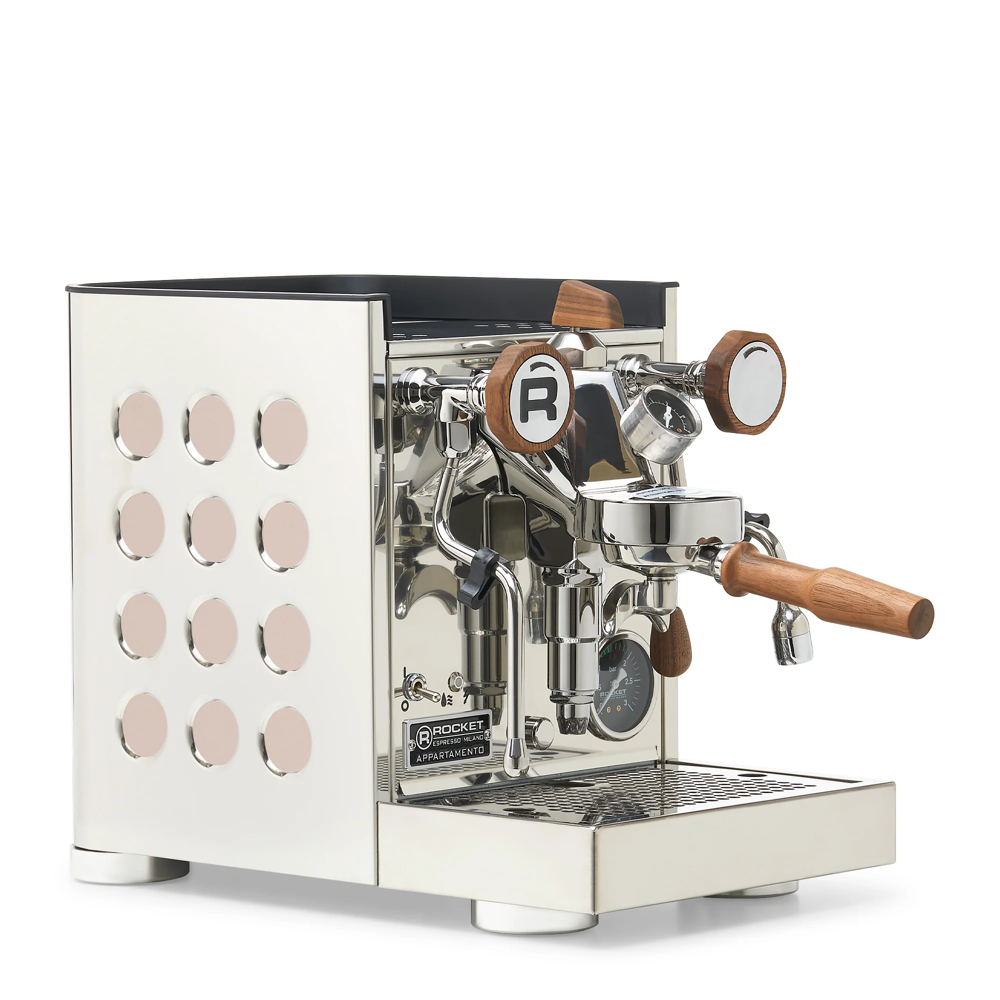 Rocket Espresso Appartamento TCA Espresso Machine - Stainless Steel with Black Stripe - Image 136