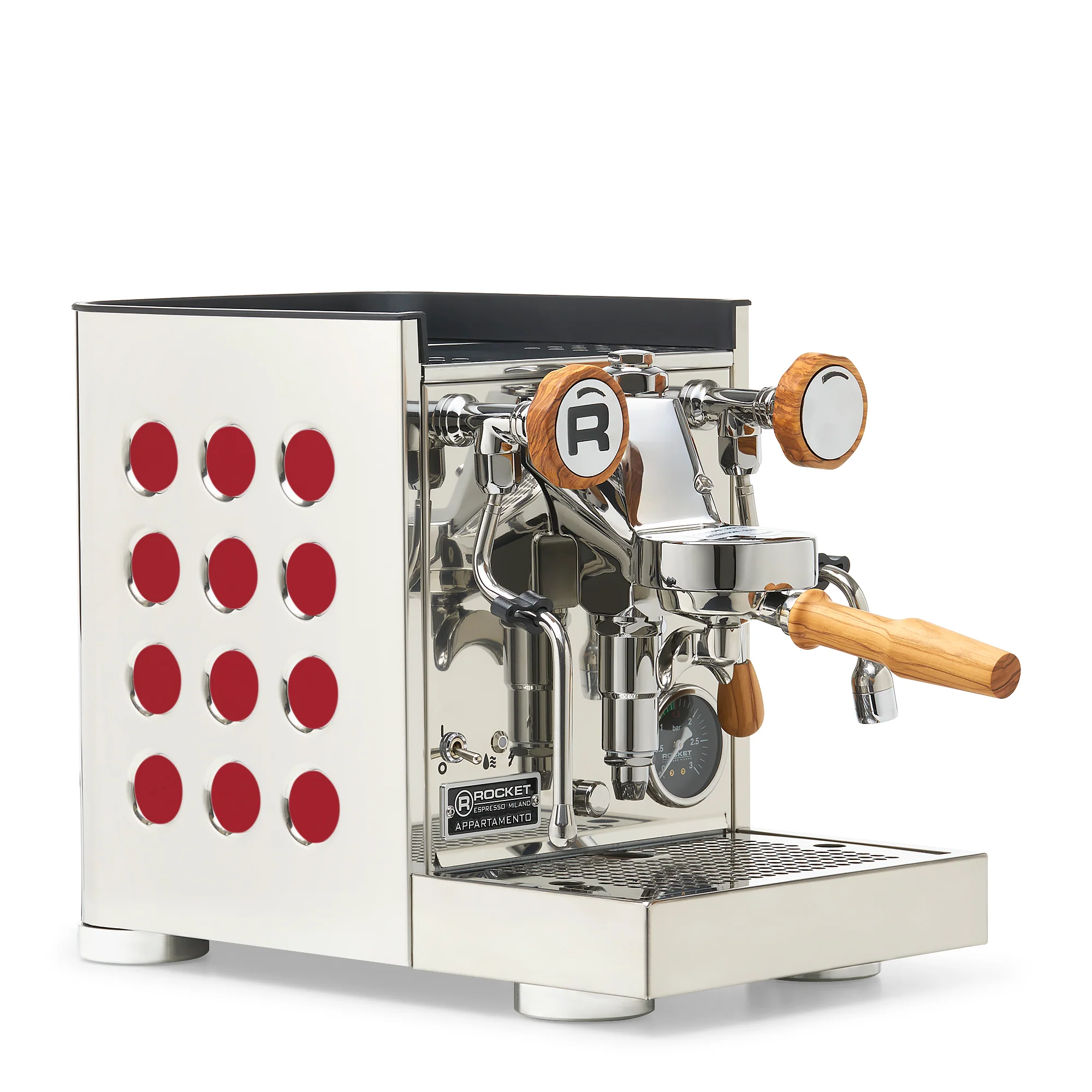 Rocket Espresso Appartamento TCA Espresso Machine - Stainless Steel with Black Stripe - Image 147