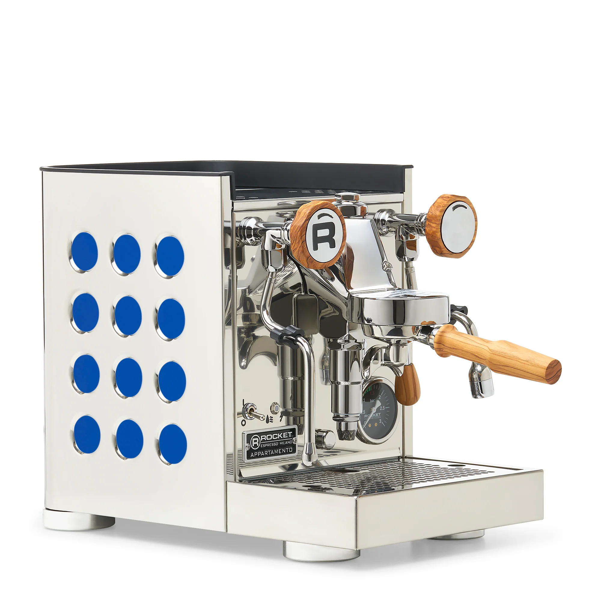 Rocket Espresso Appartamento TCA Espresso Machine - Stainless Steel with Black Stripe - Image 163