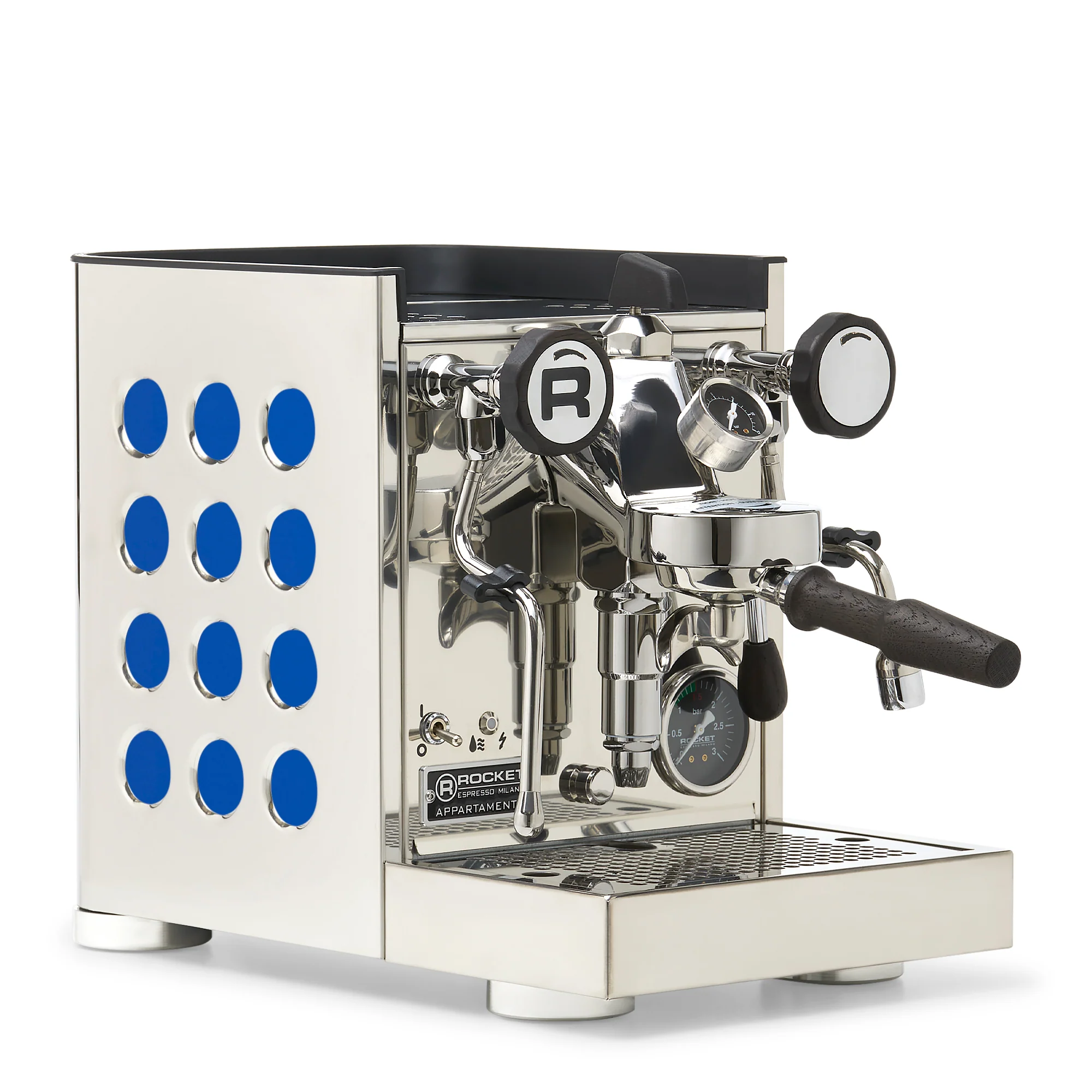 Rocket Espresso Appartamento TCA Espresso Machine - Stainless Steel with Black Stripe - Image 166