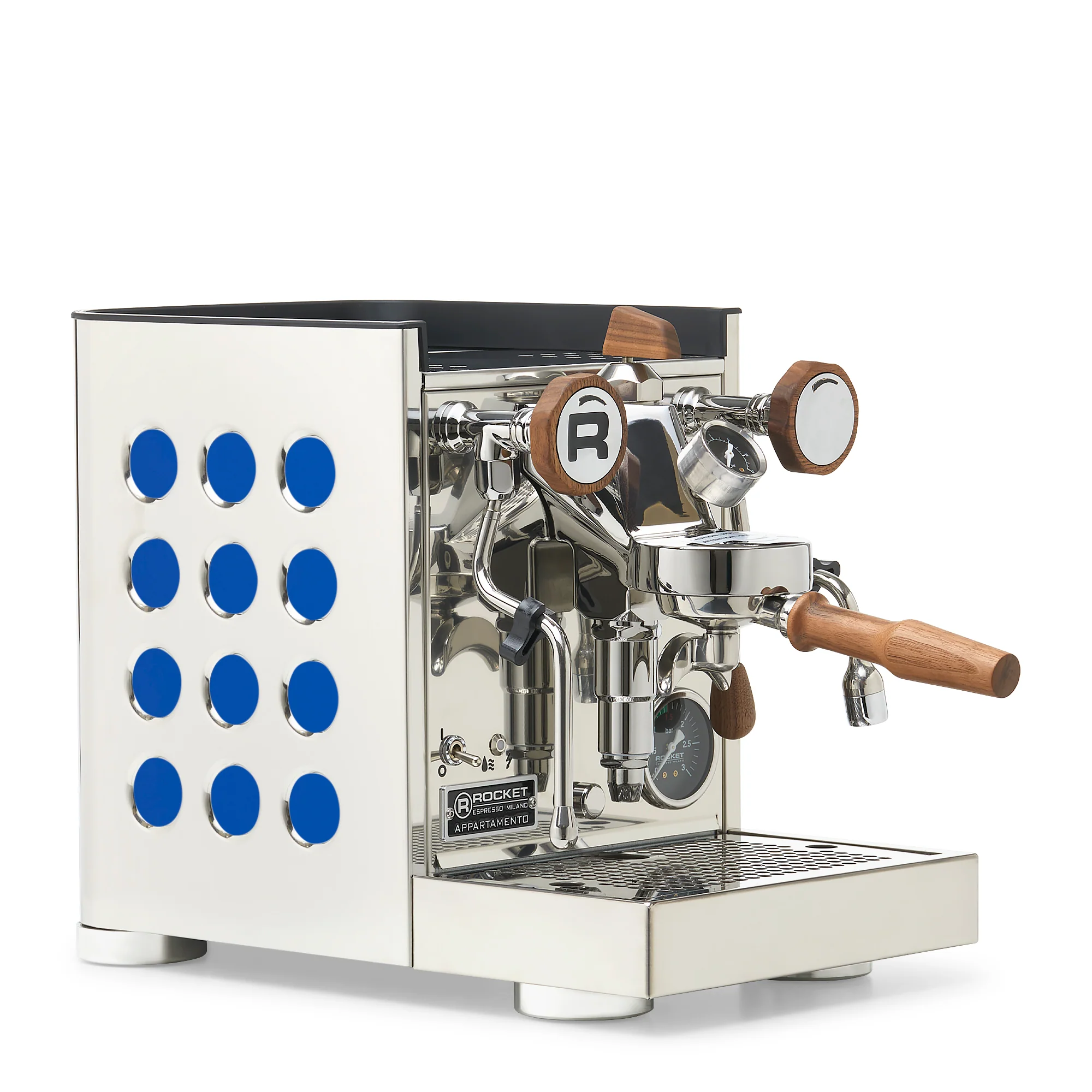 Rocket Espresso Appartamento TCA Espresso Machine - Stainless Steel with Black Stripe - Image 168