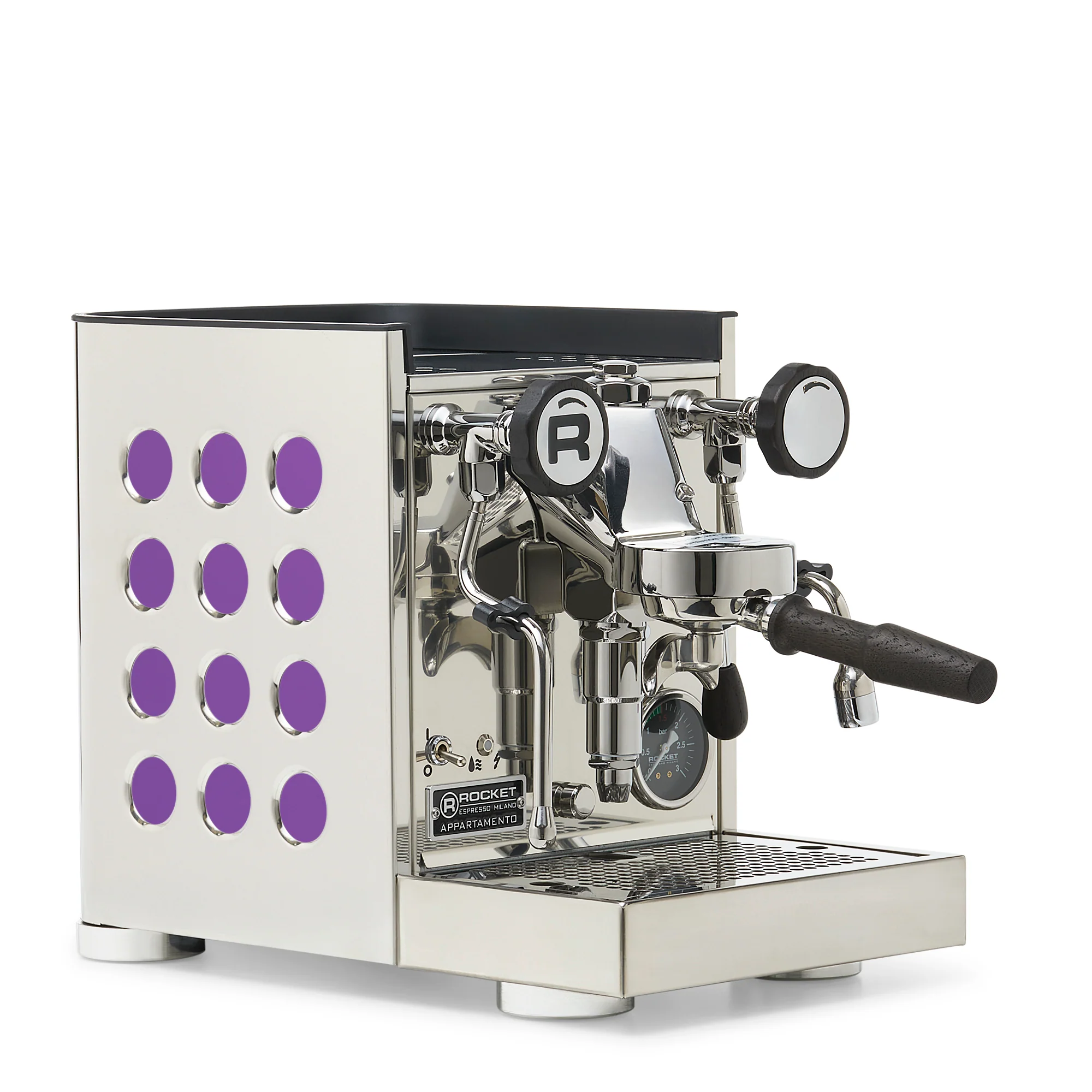 Rocket Espresso Appartamento TCA Espresso Machine - Stainless Steel with Black Stripe - Image 18