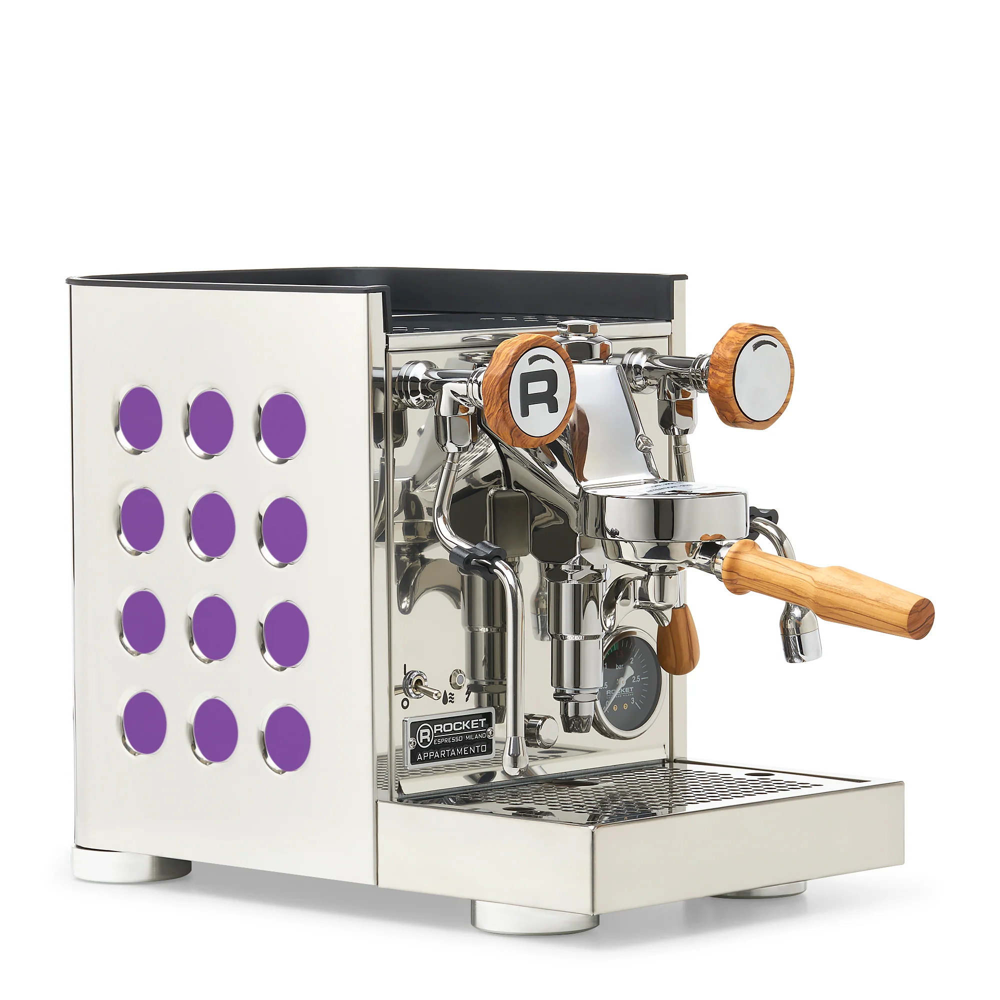 Rocket Espresso Appartamento TCA Espresso Machine - Stainless Steel with Black Stripe - Image 19