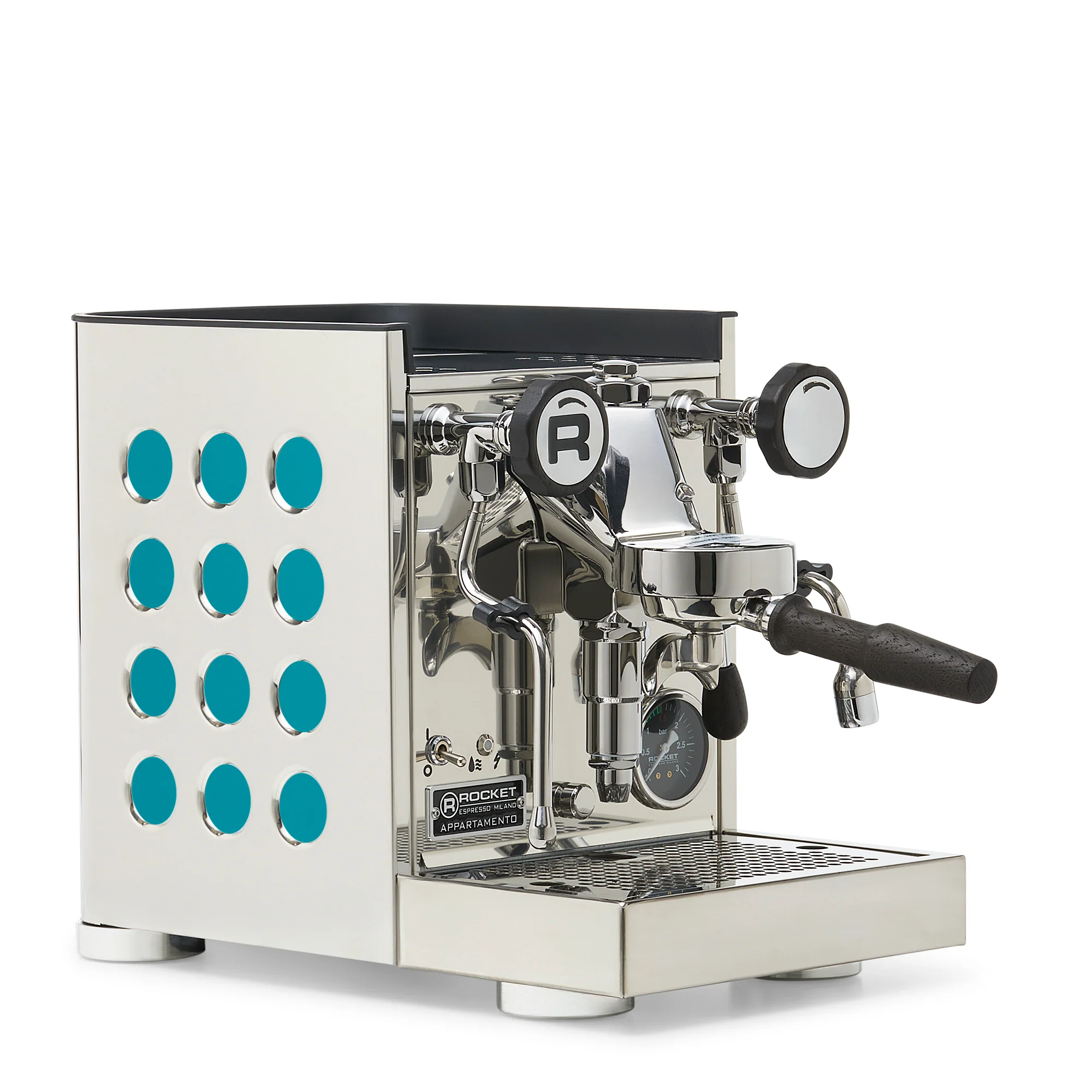 Rocket Espresso Appartamento TCA Espresso Machine - Stainless Steel with Black Stripe - Image 2