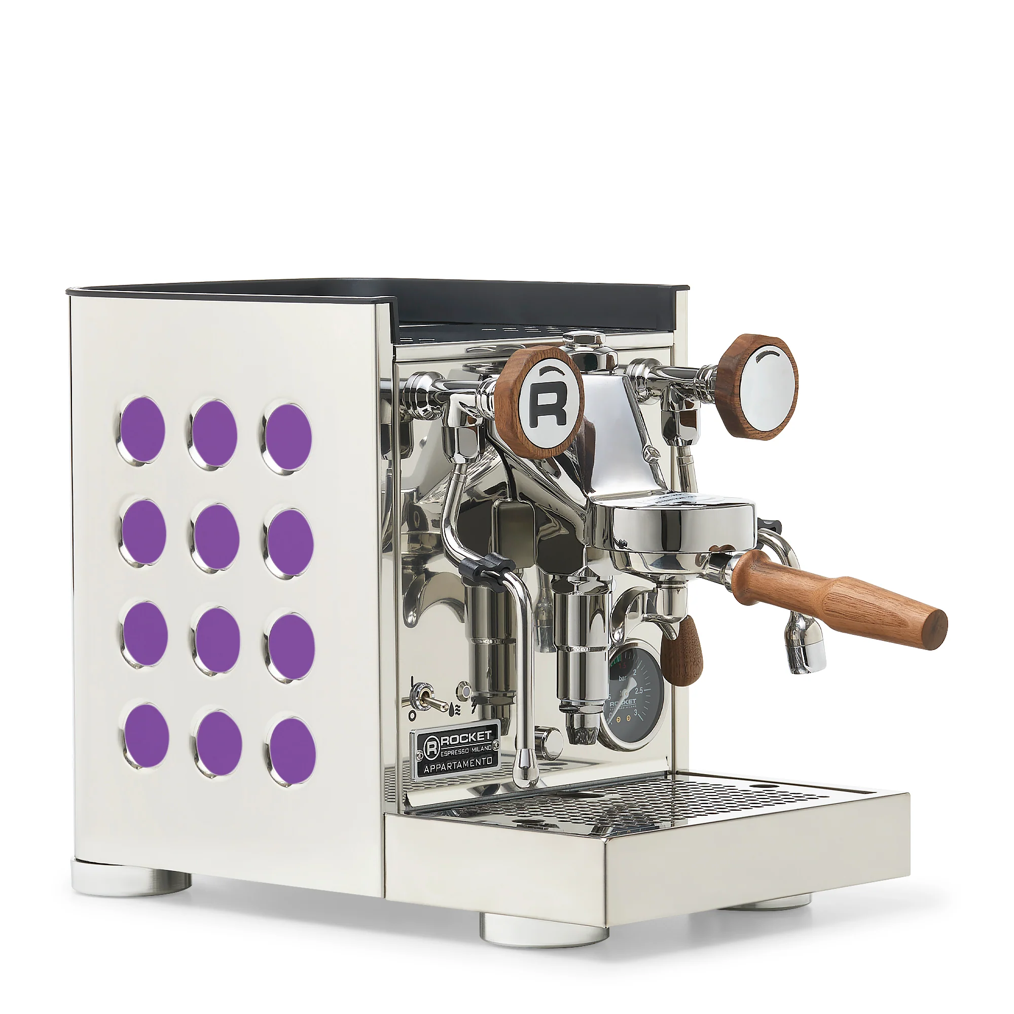 Rocket Espresso Appartamento TCA Espresso Machine - Stainless Steel with Black Stripe - Image 20