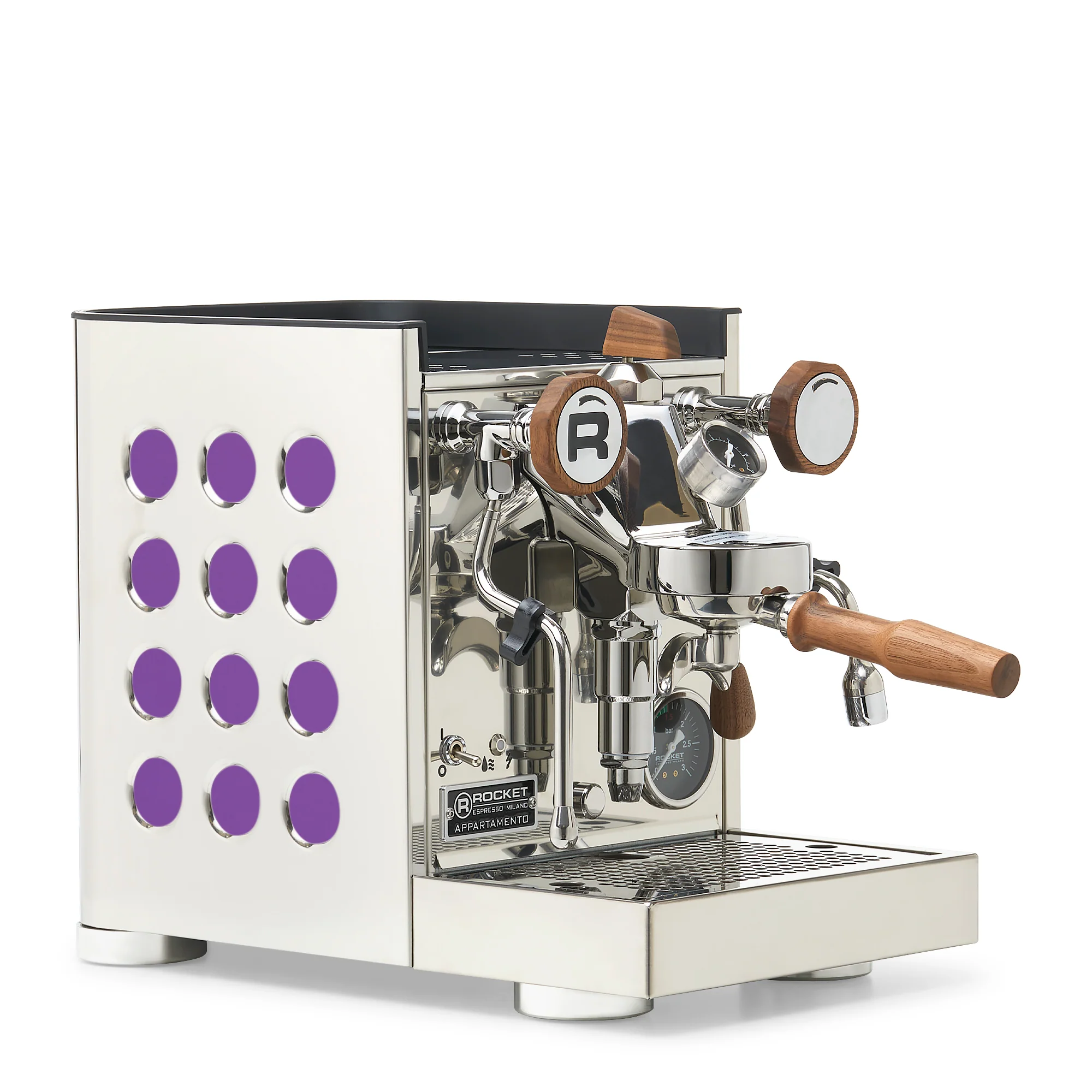 Rocket Espresso Appartamento TCA Espresso Machine - Stainless Steel with Black Stripe - Image 24