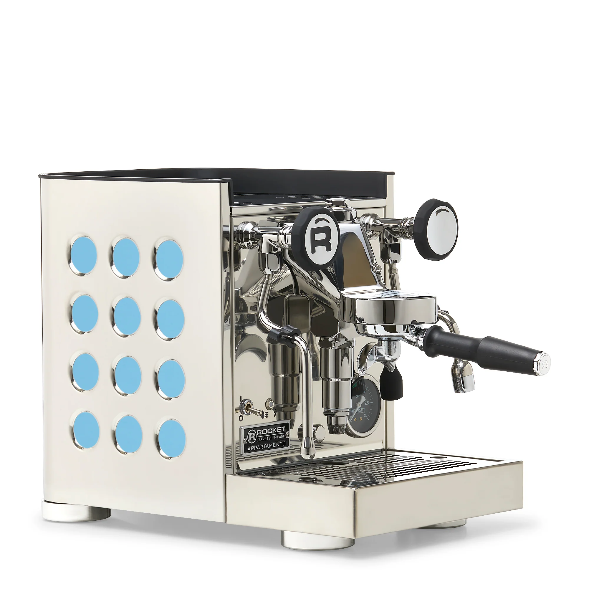 Rocket Espresso Appartamento TCA Espresso Machine - Stainless Steel with Black Stripe - Image 33