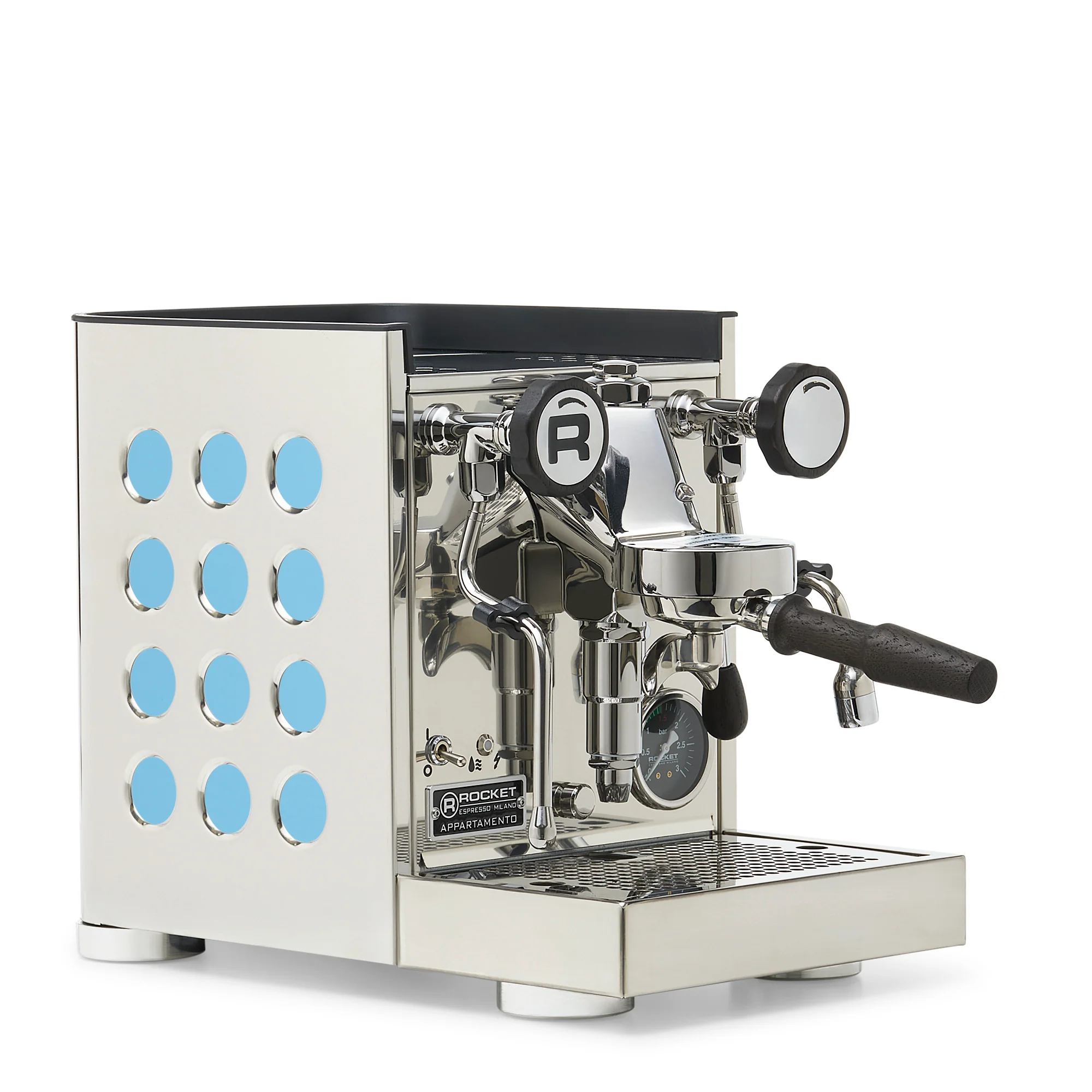 Rocket Espresso Appartamento TCA Espresso Machine - Stainless Steel with Black Stripe - Image 34