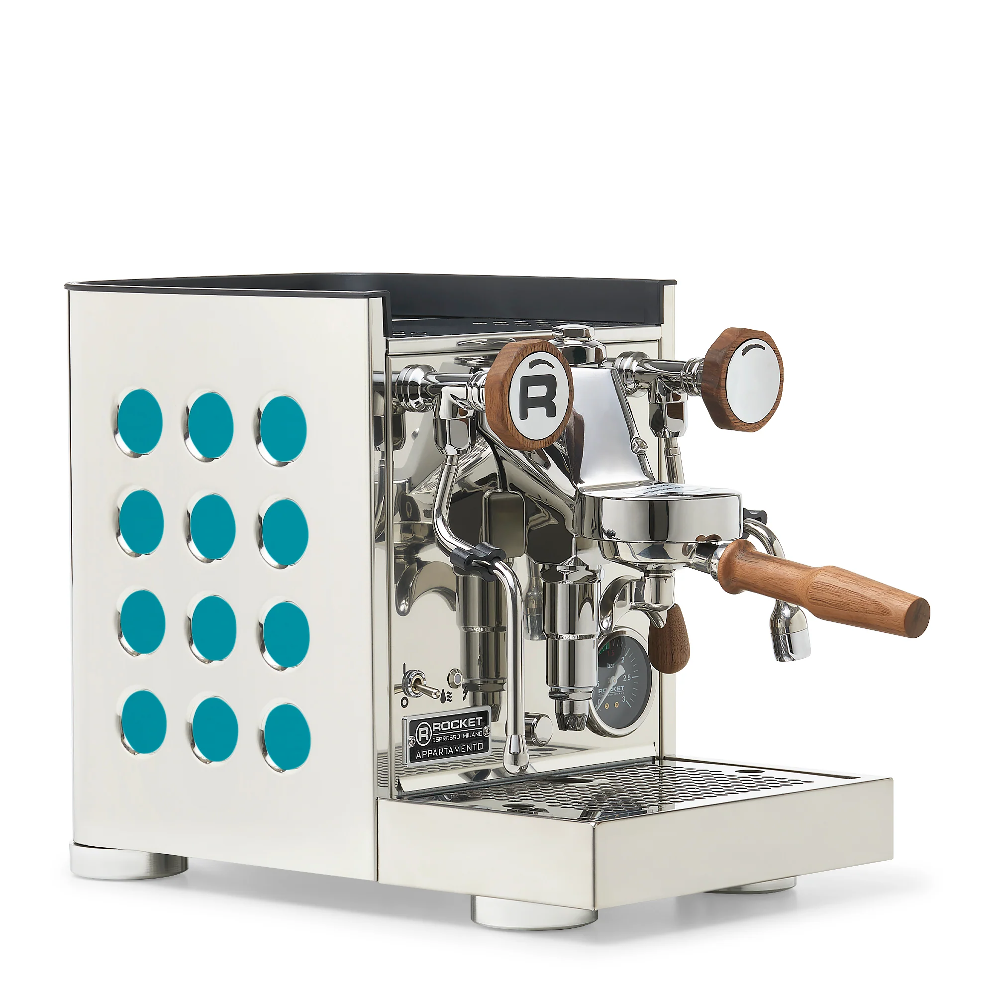 Rocket Espresso Appartamento TCA Espresso Machine - Stainless Steel with Black Stripe - Image 4