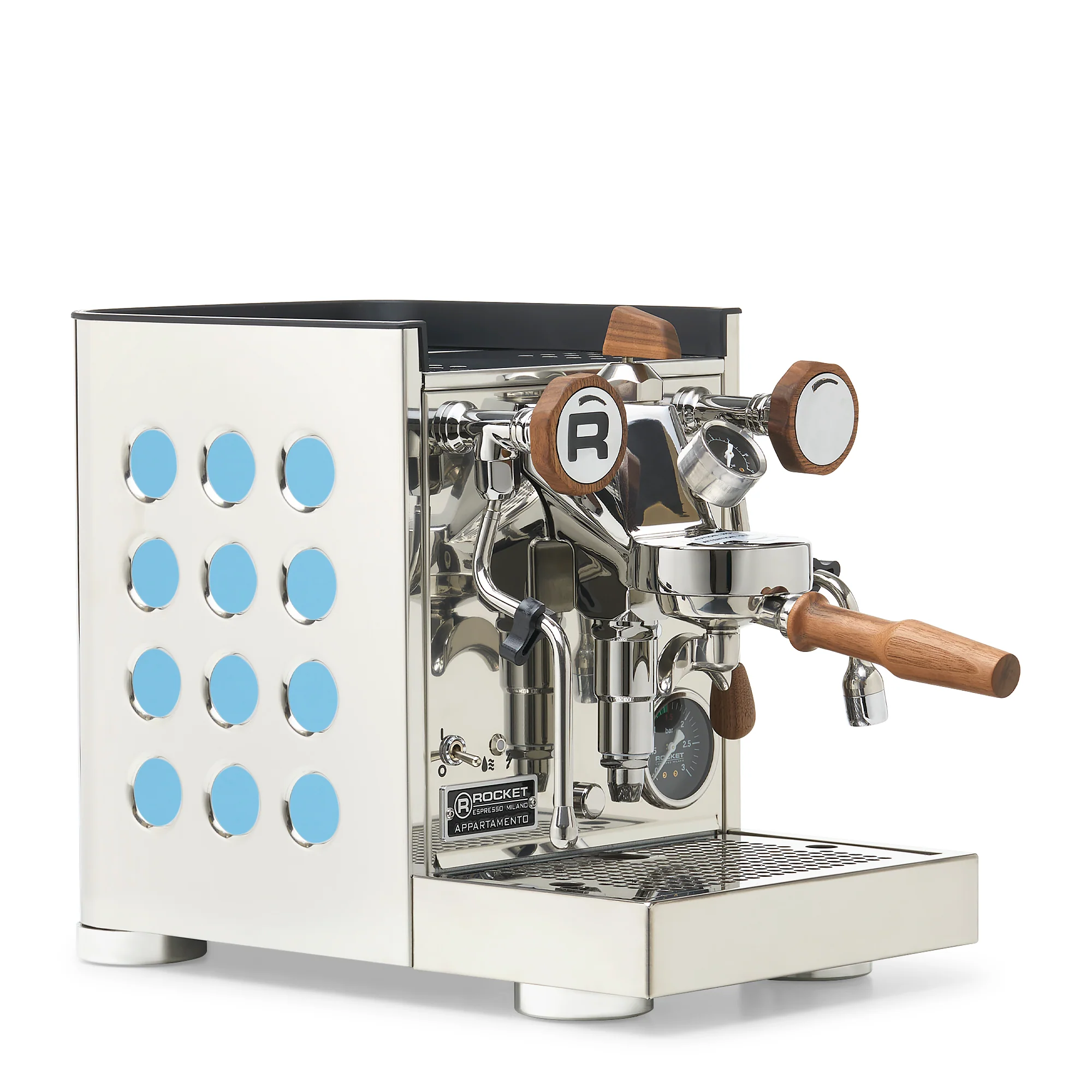 Rocket Espresso Appartamento TCA Espresso Machine - Stainless Steel with Black Stripe - Image 40