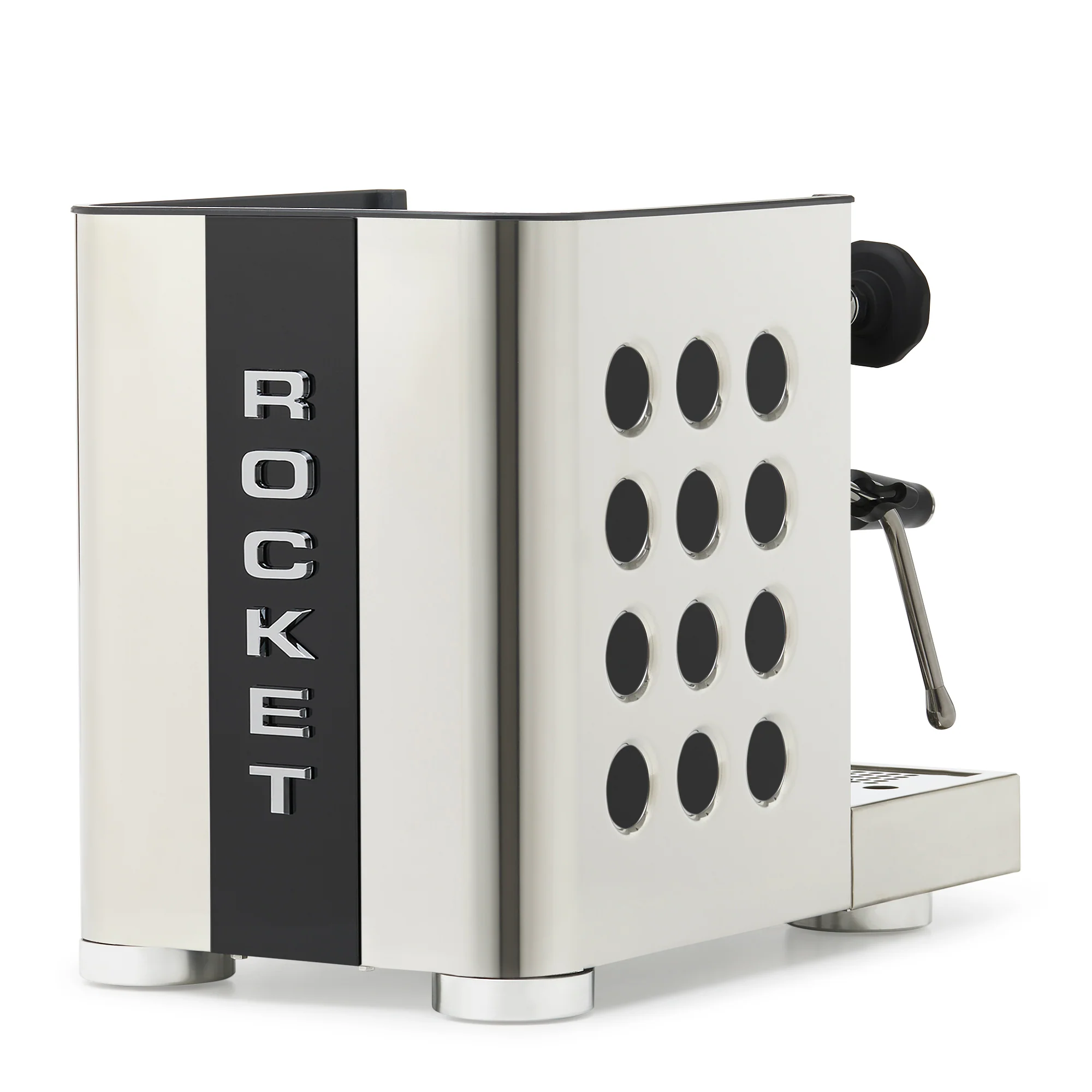 Rocket Espresso Appartamento TCA Espresso Machine - Stainless Steel with Black Stripe - Image 57
