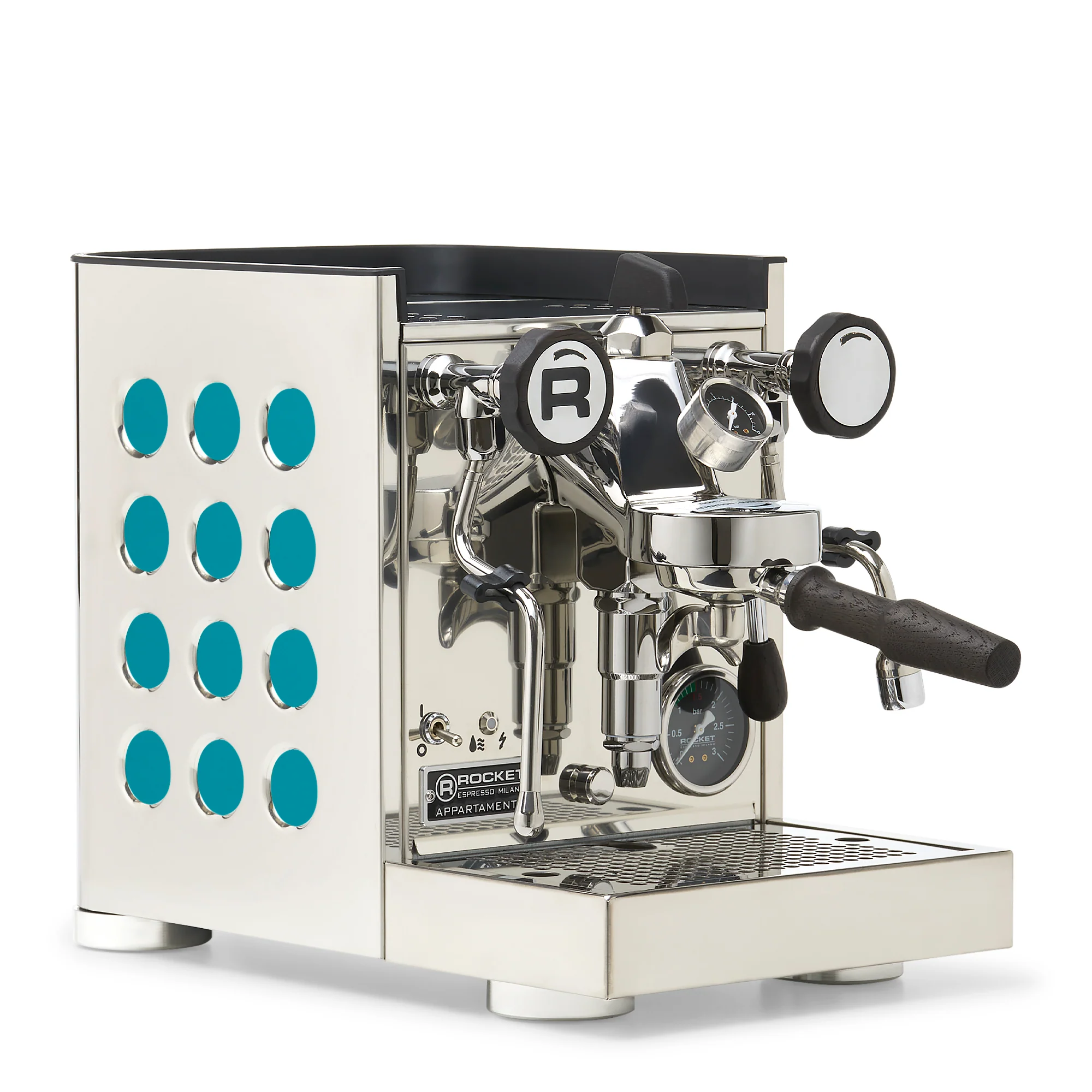Rocket Espresso Appartamento TCA Espresso Machine - Stainless Steel with Black Stripe - Image 6