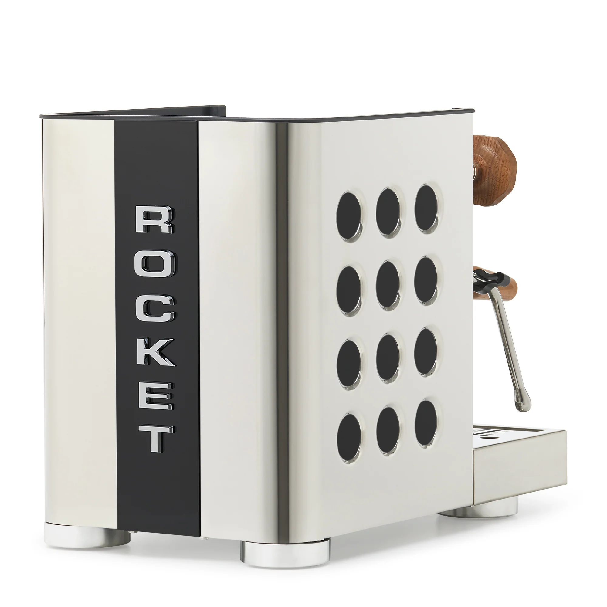 Rocket Espresso Appartamento TCA Espresso Machine - Stainless Steel with Black Stripe - Image 60