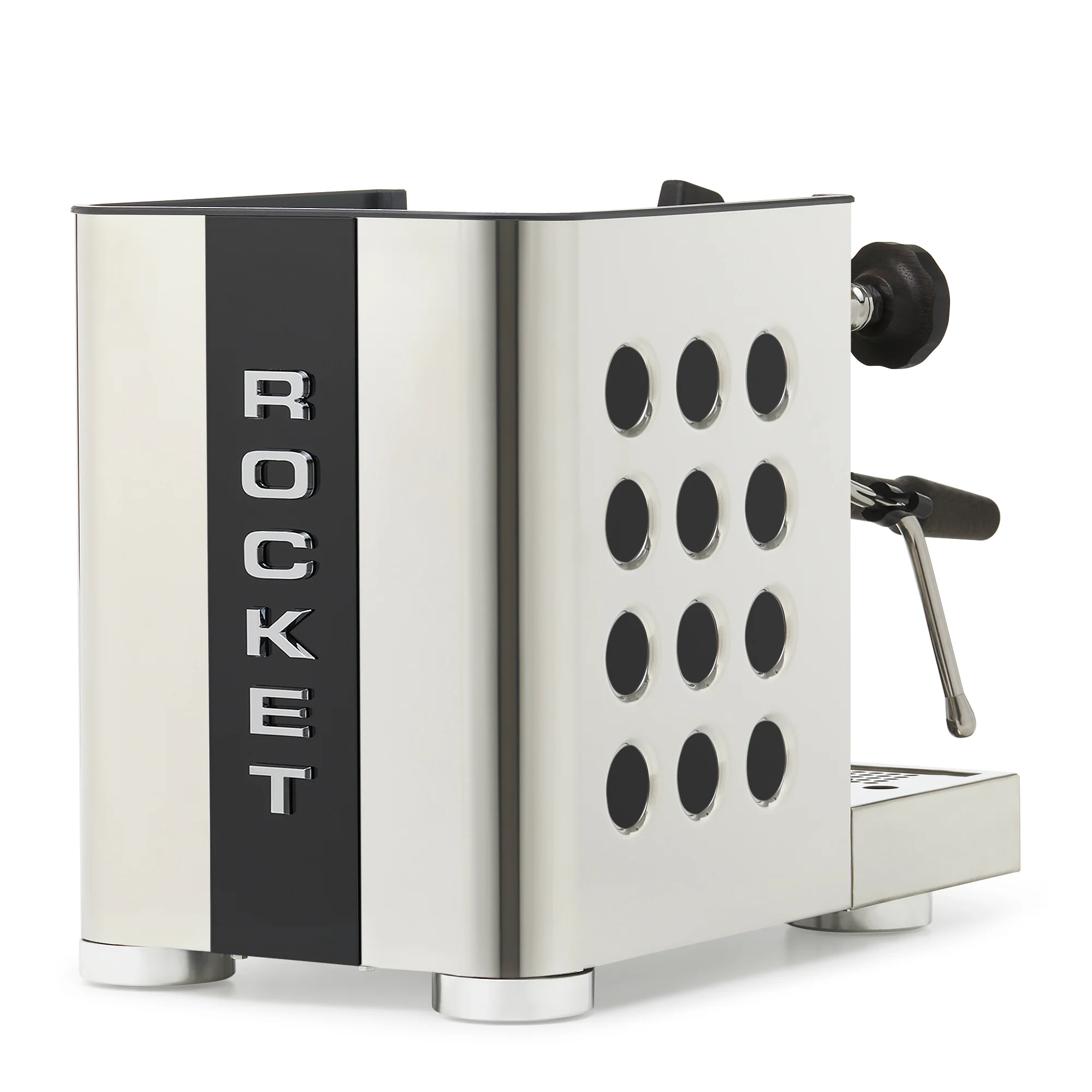 Rocket Espresso Appartamento TCA Espresso Machine - Stainless Steel with Black Stripe - Image 62