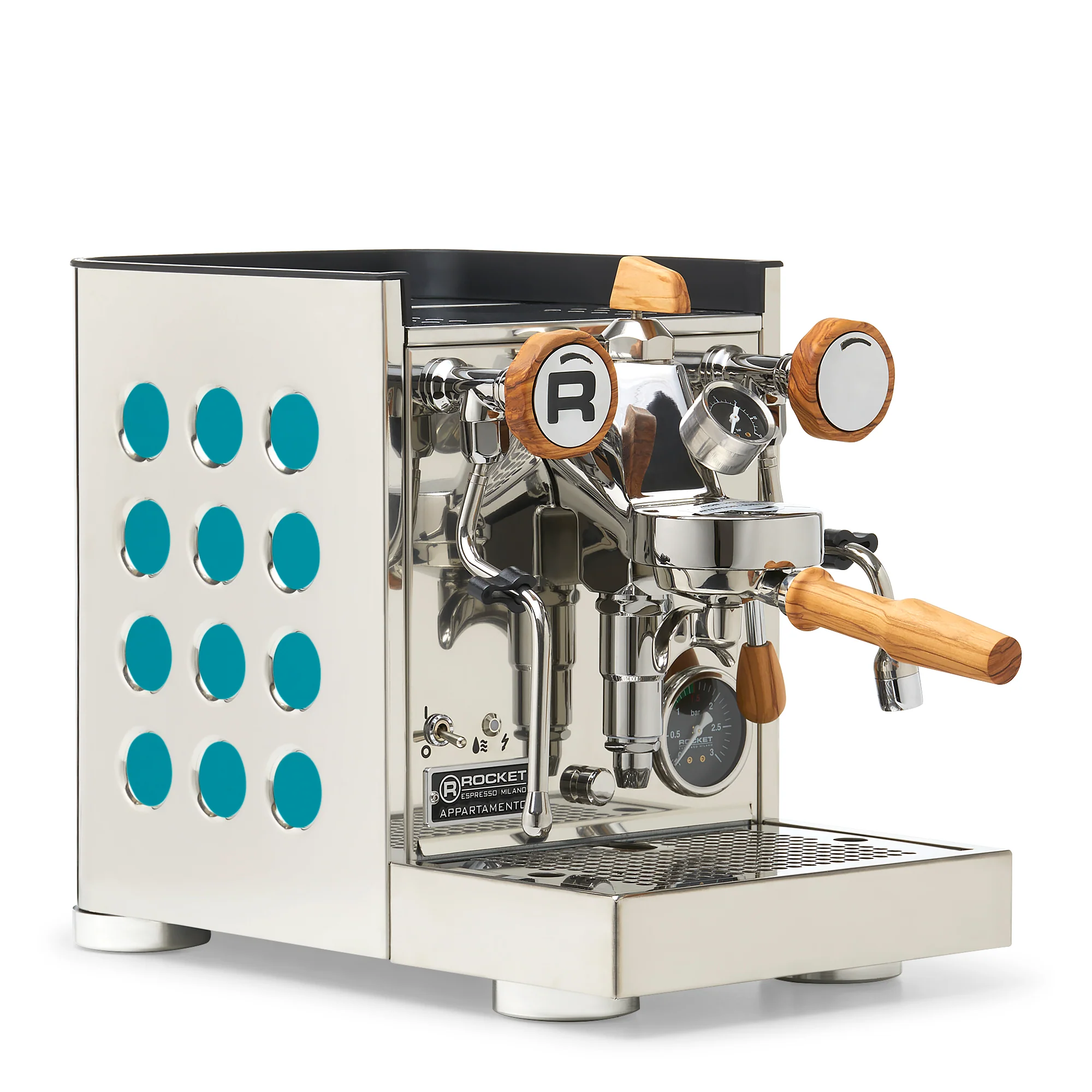 Rocket Espresso Appartamento TCA Espresso Machine - Stainless Steel with Black Stripe - Image 7