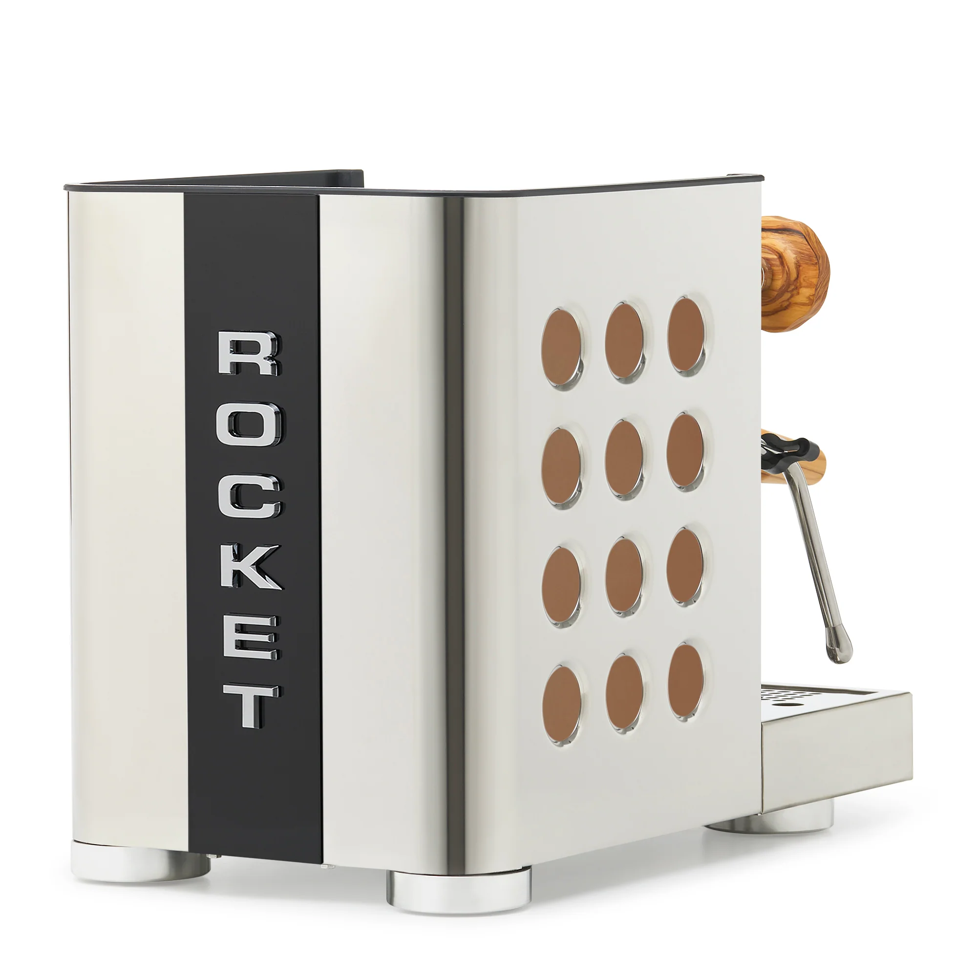 Rocket Espresso Appartamento TCA Espresso Machine - Stainless Steel with Black Stripe - Image 75
