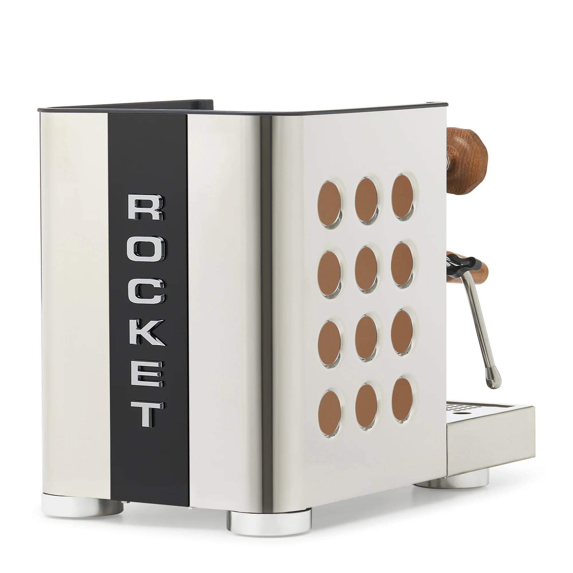 Rocket Espresso Appartamento TCA Espresso Machine - Stainless Steel with Black Stripe - Image 76