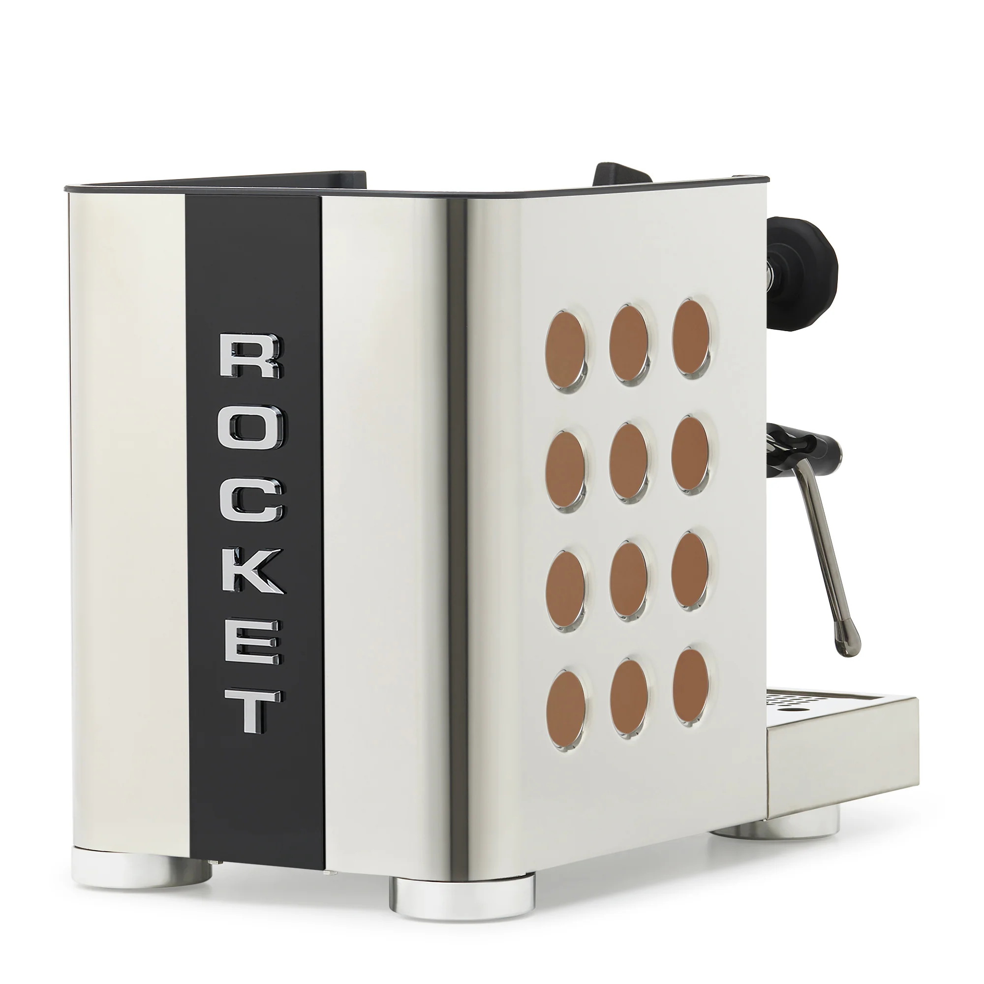 Rocket Espresso Appartamento TCA Espresso Machine - Stainless Steel with Black Stripe - Image 77