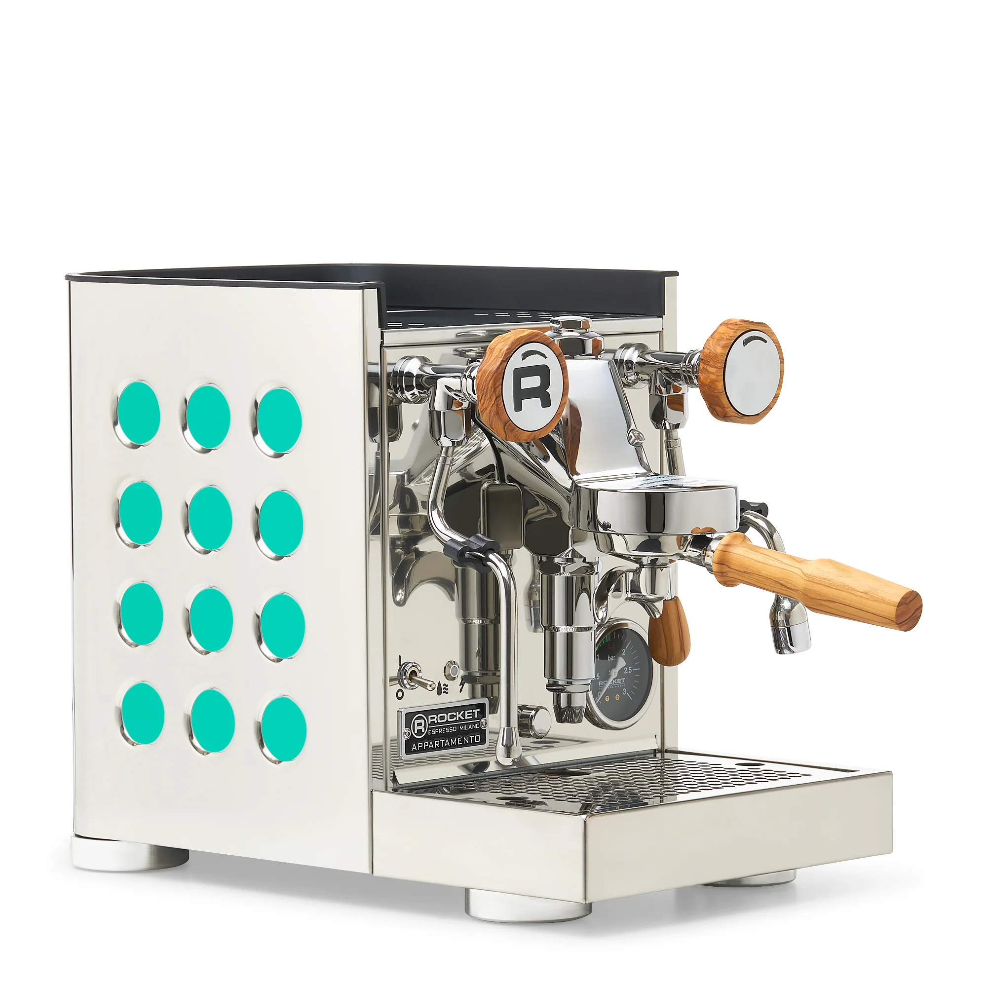 Rocket Espresso Appartamento TCA Espresso Machine - Stainless Steel with Black Stripe - Image 83