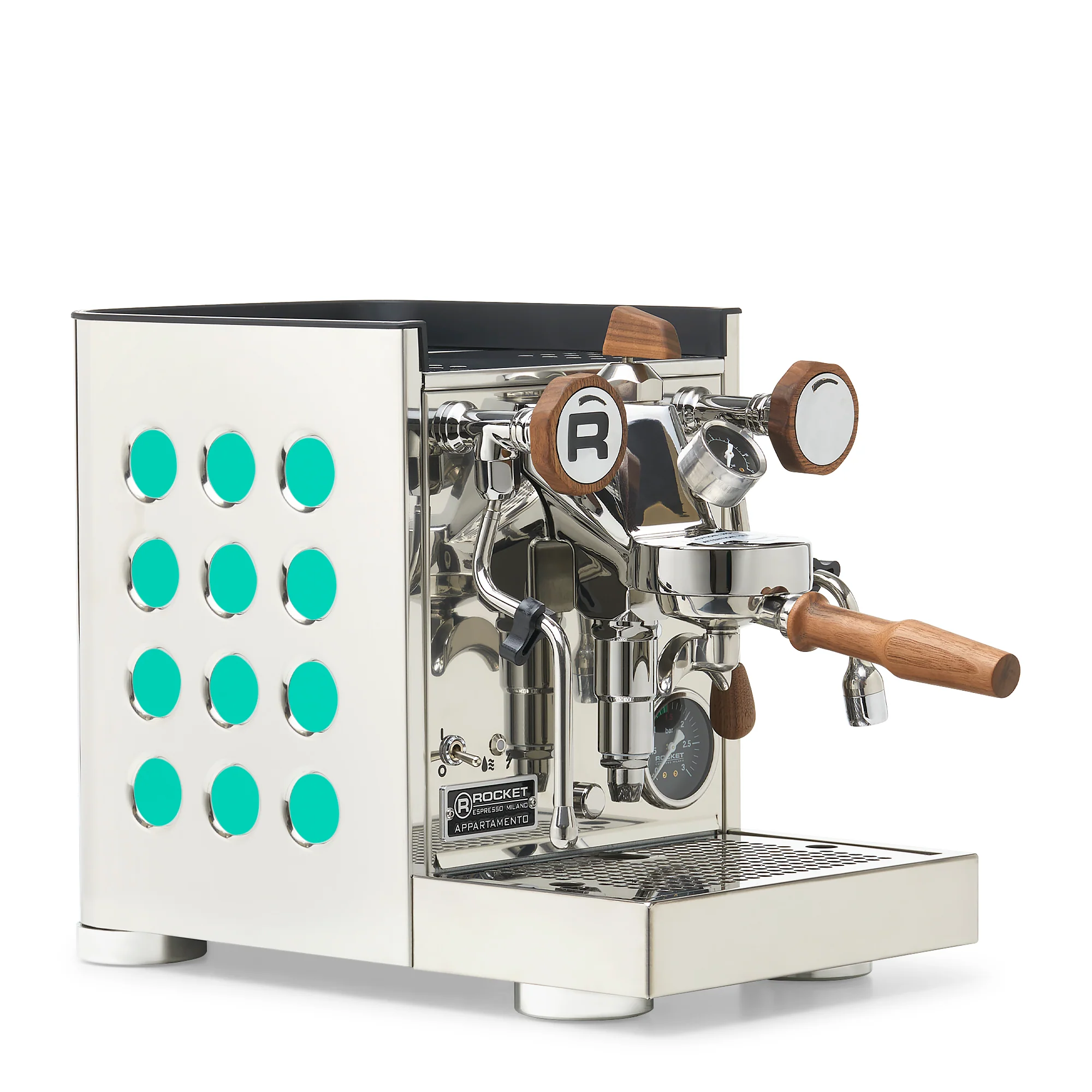 Rocket Espresso Appartamento TCA Espresso Machine - Stainless Steel with Black Stripe - Image 88