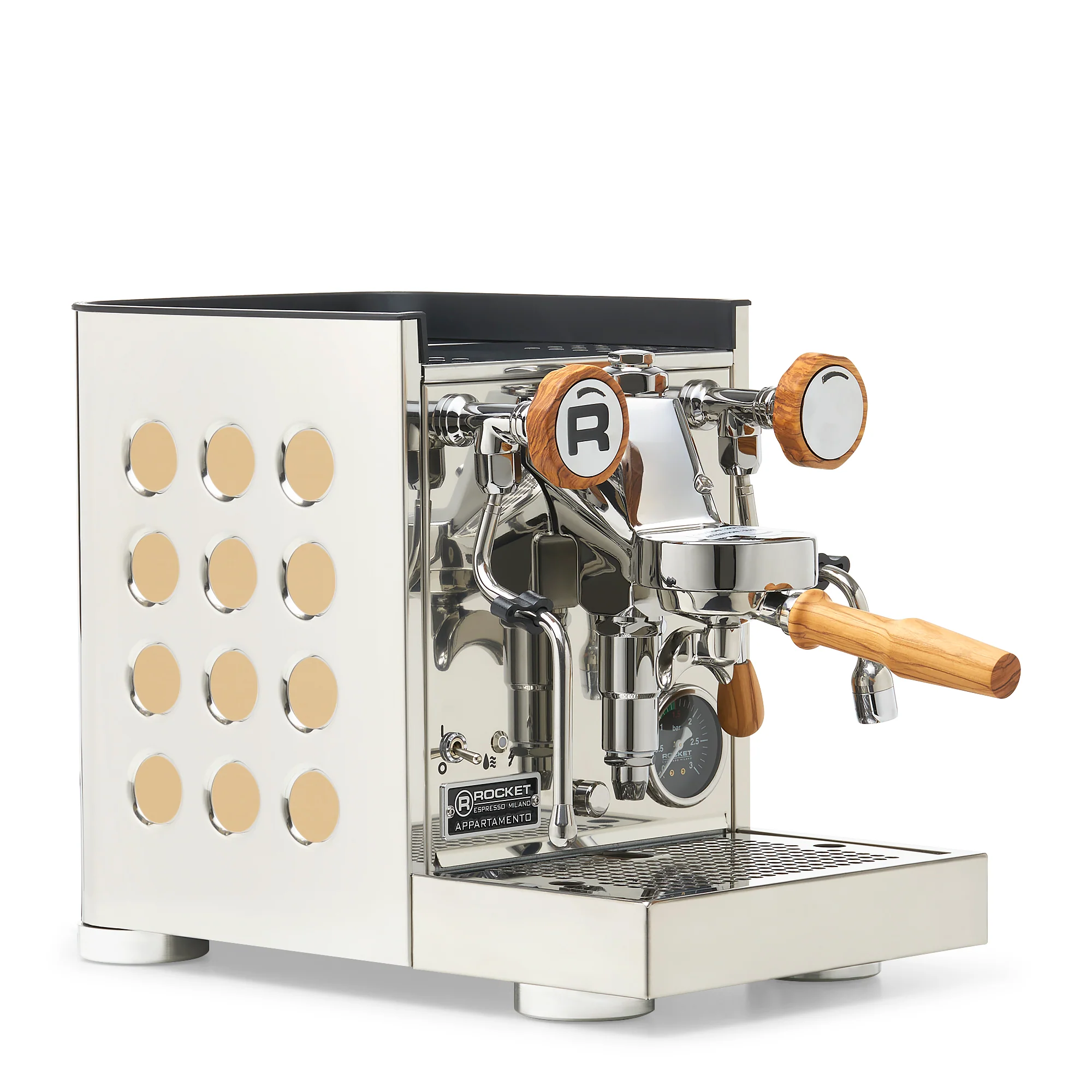 Rocket Espresso Appartamento TCA Espresso Machine - Stainless Steel with Black Stripe - Image 99