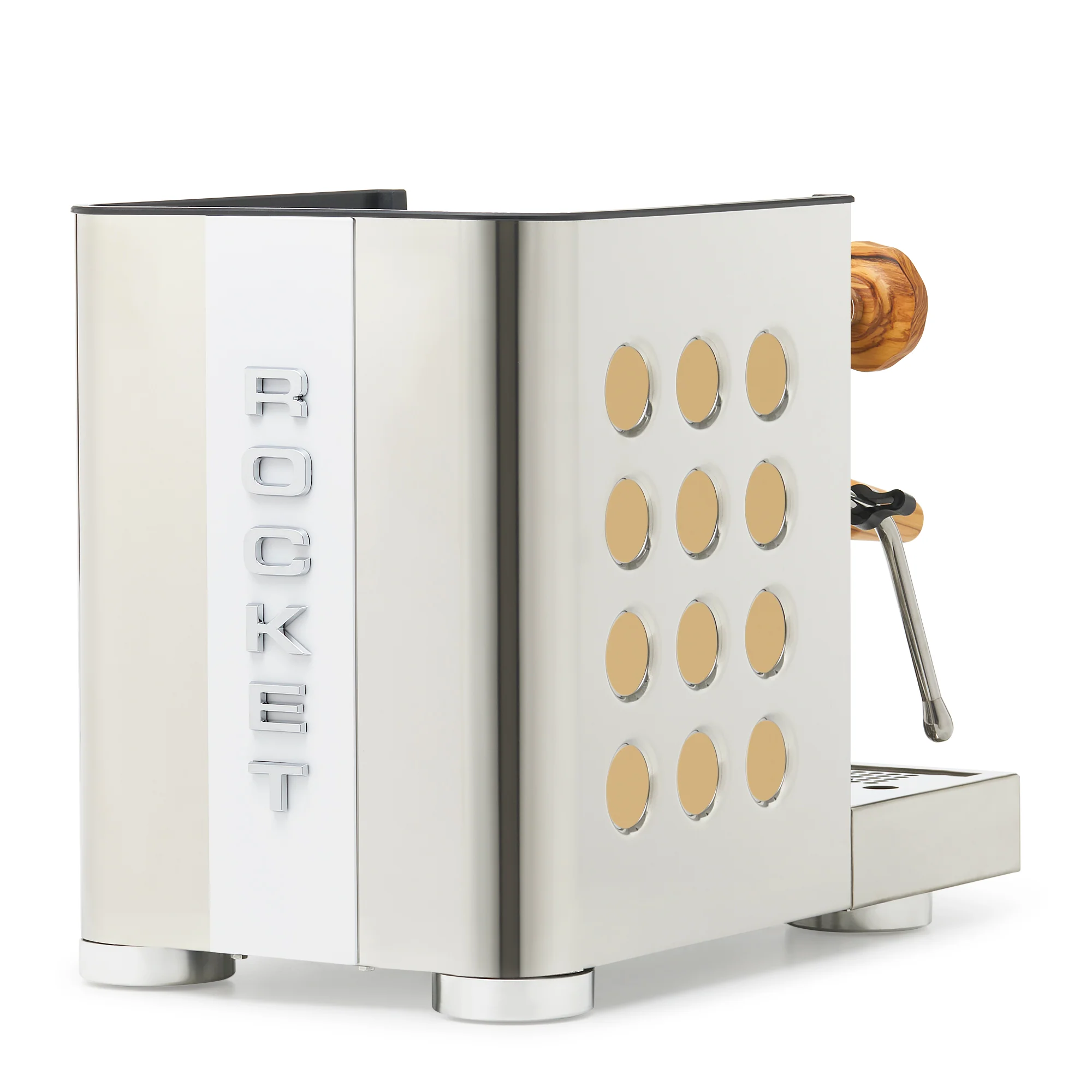 Rocket Espresso Appartamento TCA Espresso Machine - Stainless Steel with White Stripe - Image 108