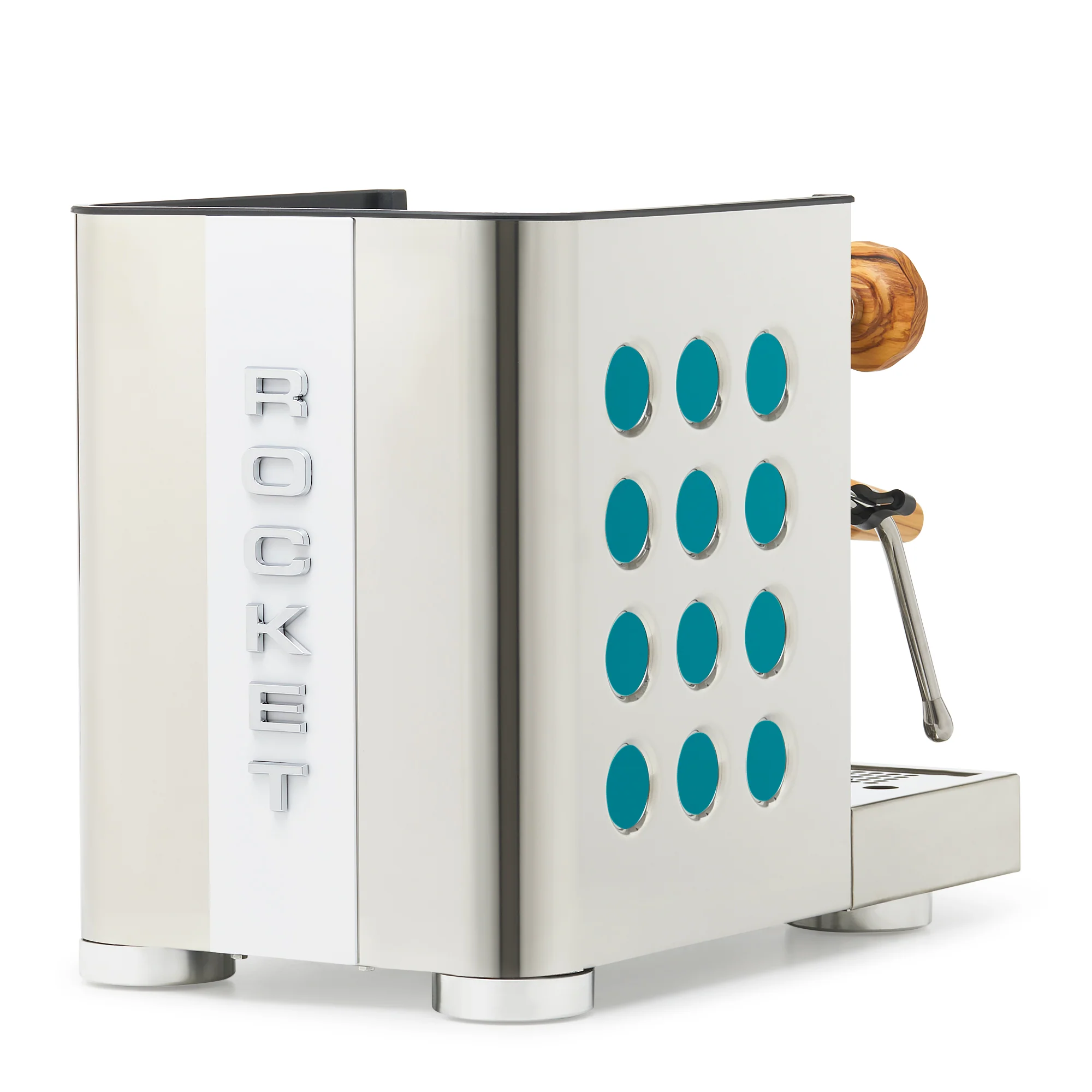 Rocket Espresso Appartamento TCA Espresso Machine - Stainless Steel with White Stripe - Image 11