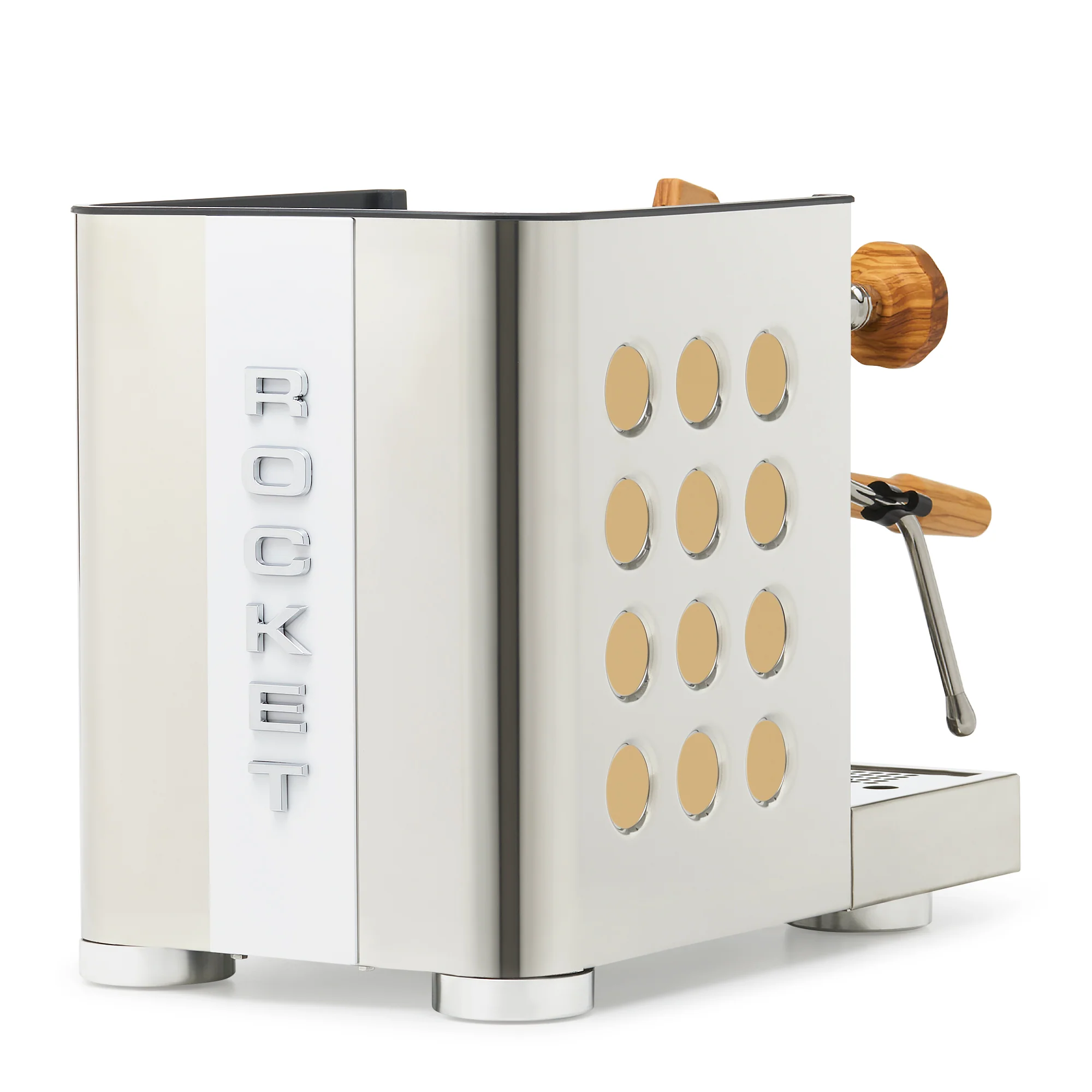 Rocket Espresso Appartamento TCA Espresso Machine - Stainless Steel with White Stripe - Image 112