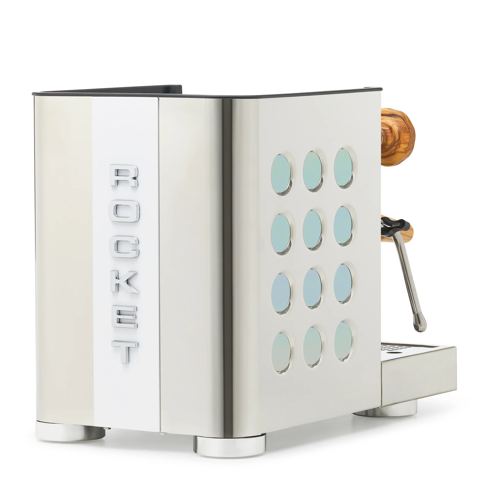 Rocket Espresso Appartamento TCA Espresso Machine - Stainless Steel with White Stripe - Image 124