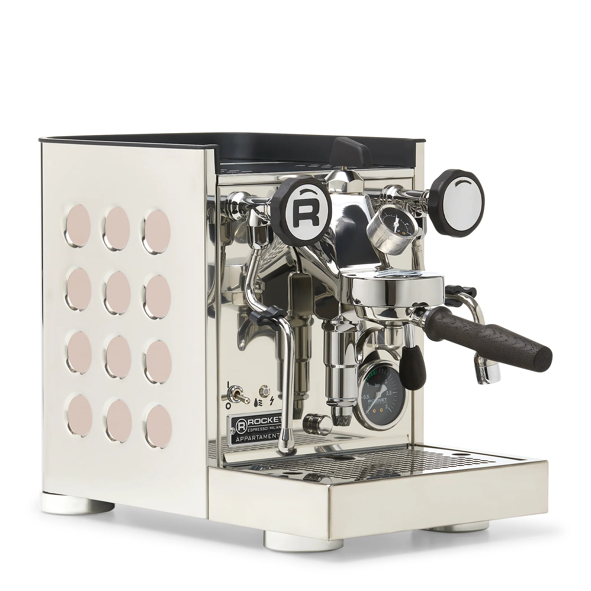 Rocket Espresso Appartamento TCA Espresso Machine - Stainless Steel with White Stripe - Image 135
