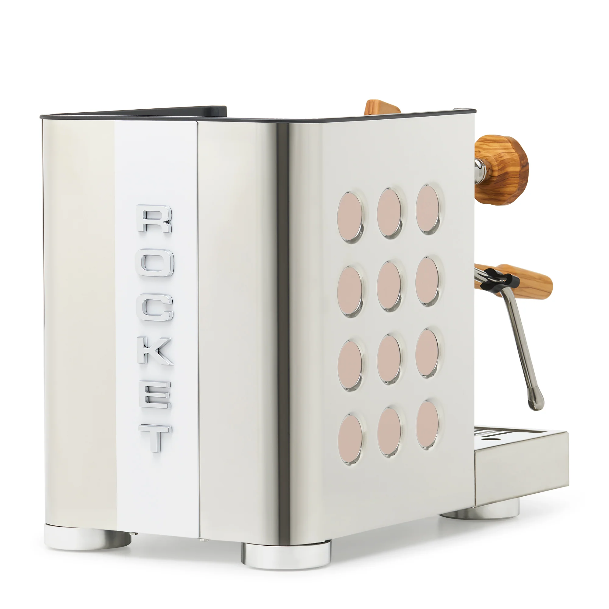 Rocket Espresso Appartamento TCA Espresso Machine - Stainless Steel with White Stripe - Image 144